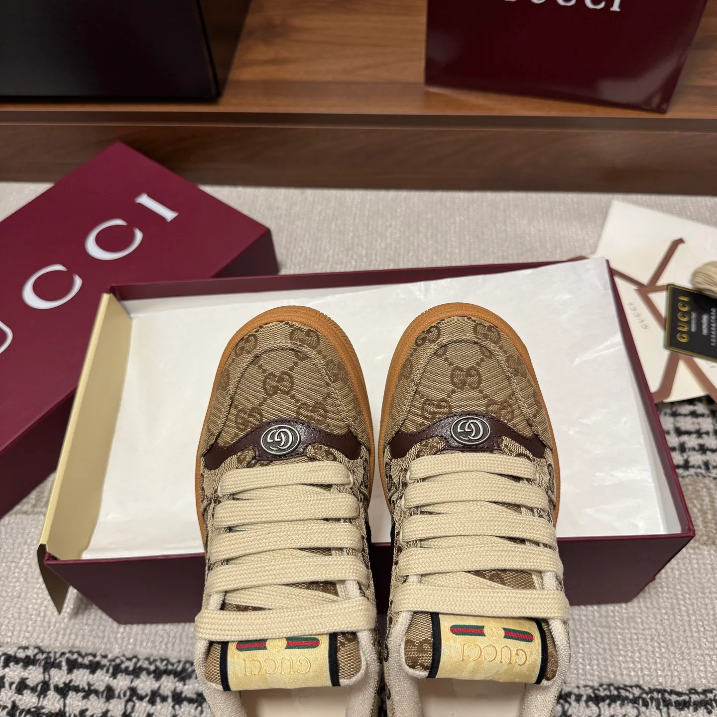 Кеды Женские Gucci 11946861