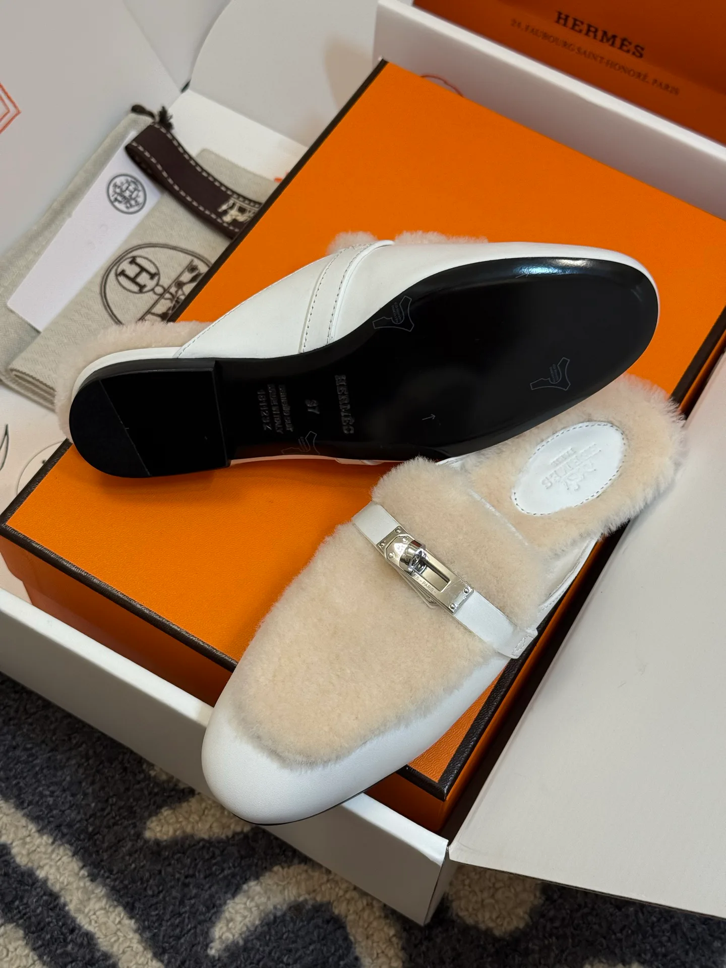 Тапочки Мужские Hermes 60686