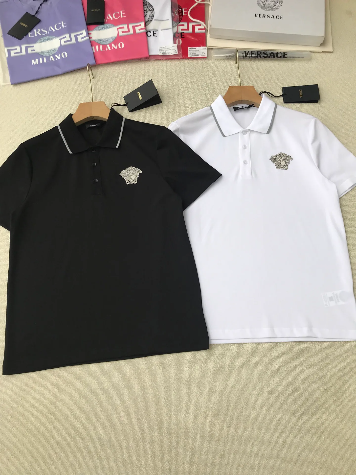 Рубашки Мужские Versace 12694438