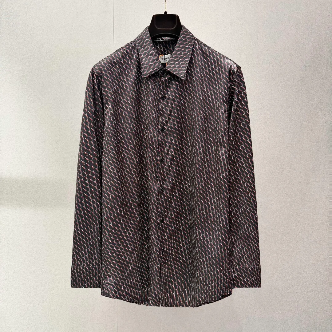 Рубашки Мужские Saint Laurent 18431152