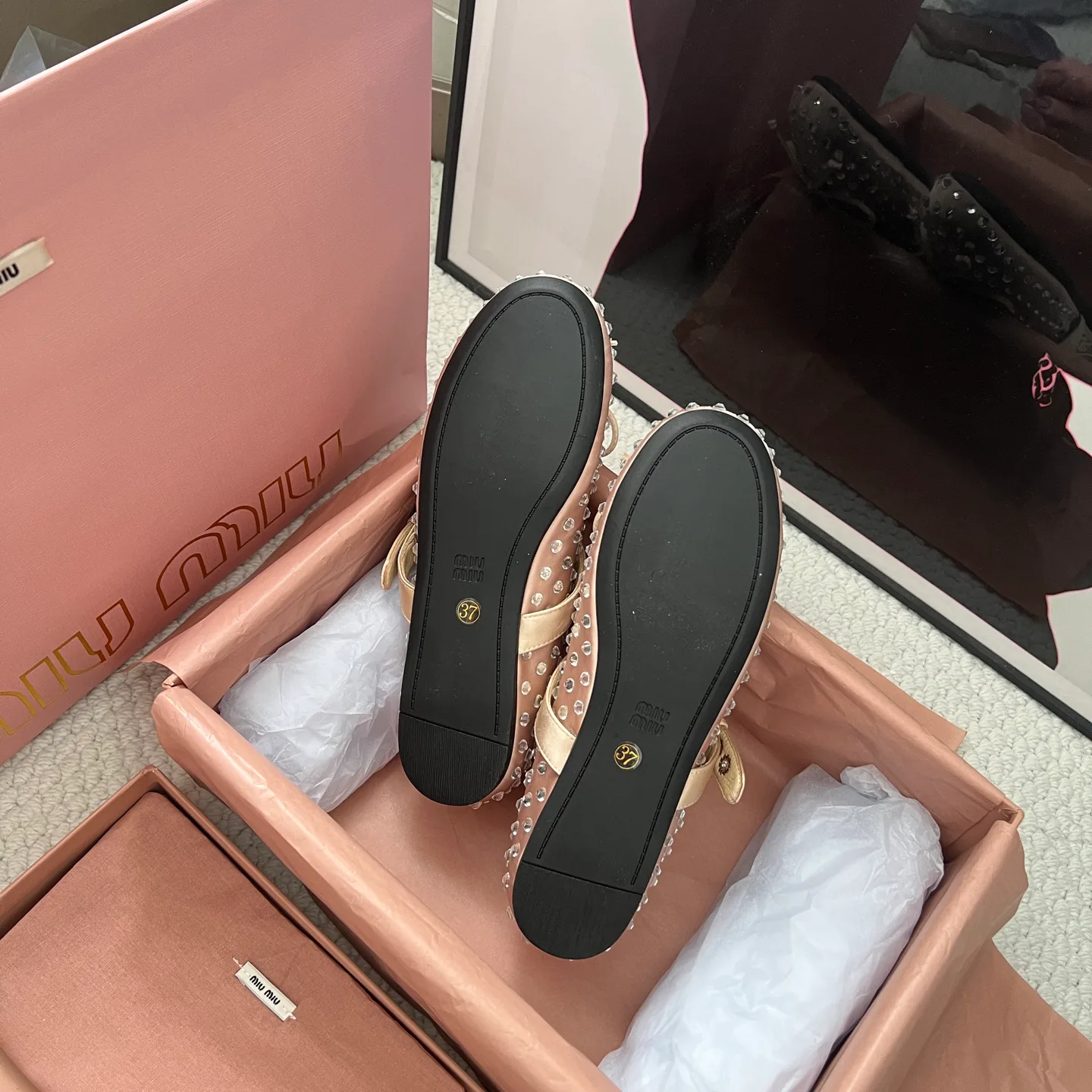 Балетки Женские Miu Miu 11543821