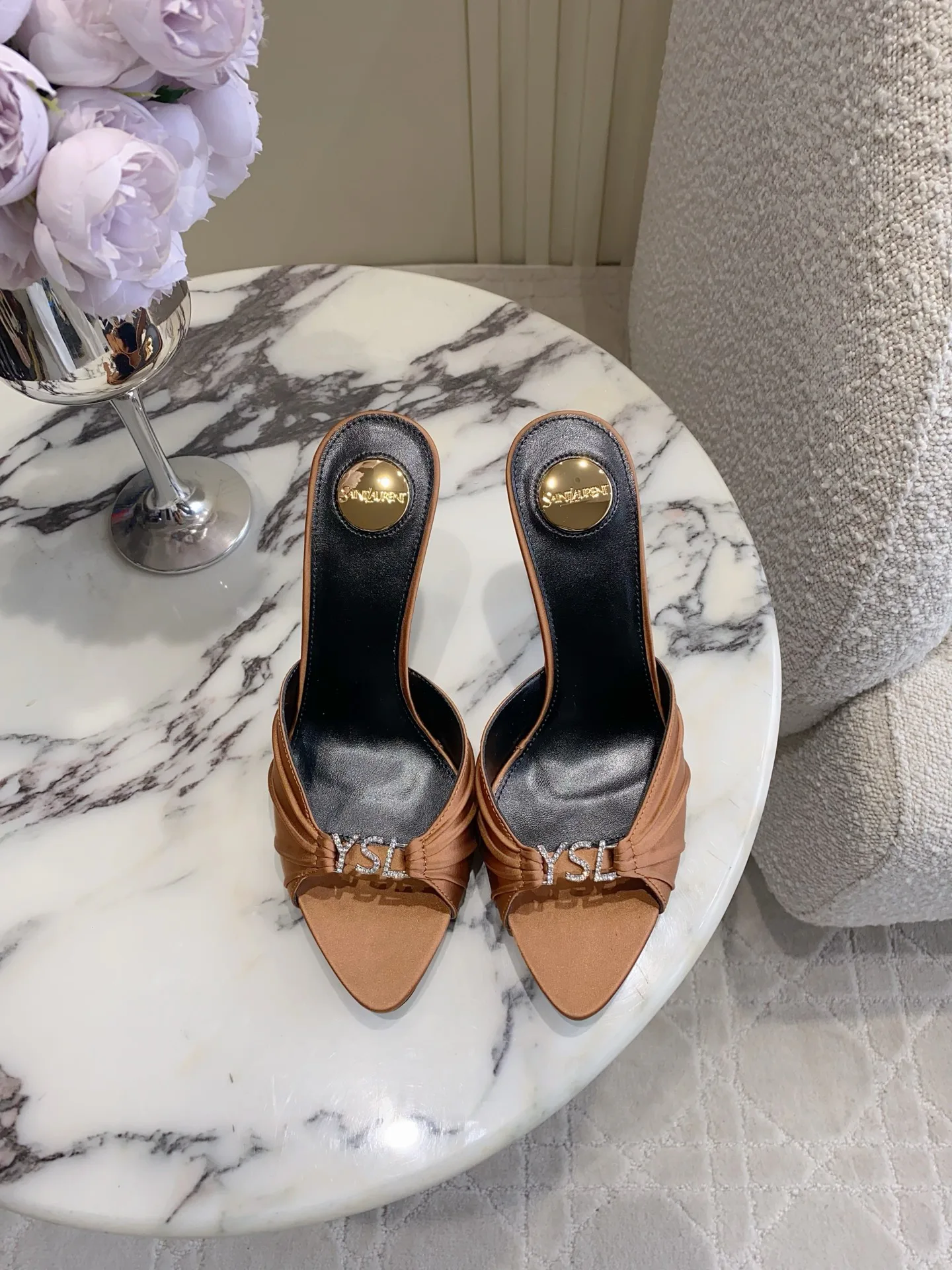 Босоножки Женские Saint Laurent 13332000