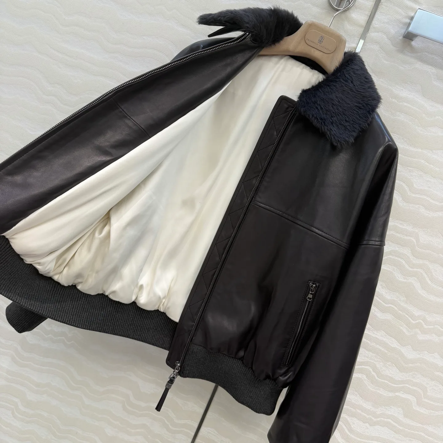 Кожаные Куртки И Дублёнки Женские Brunello Cucinelli 11164813