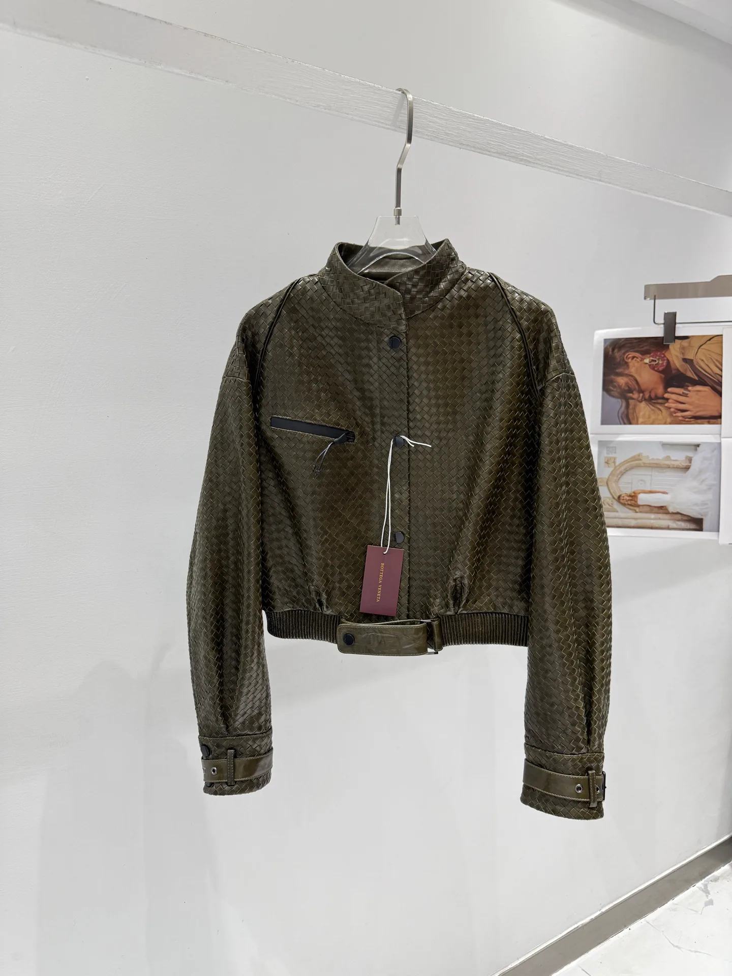 Кожаные Куртки И Дублёнки Женские Bottega Veneta 11759388