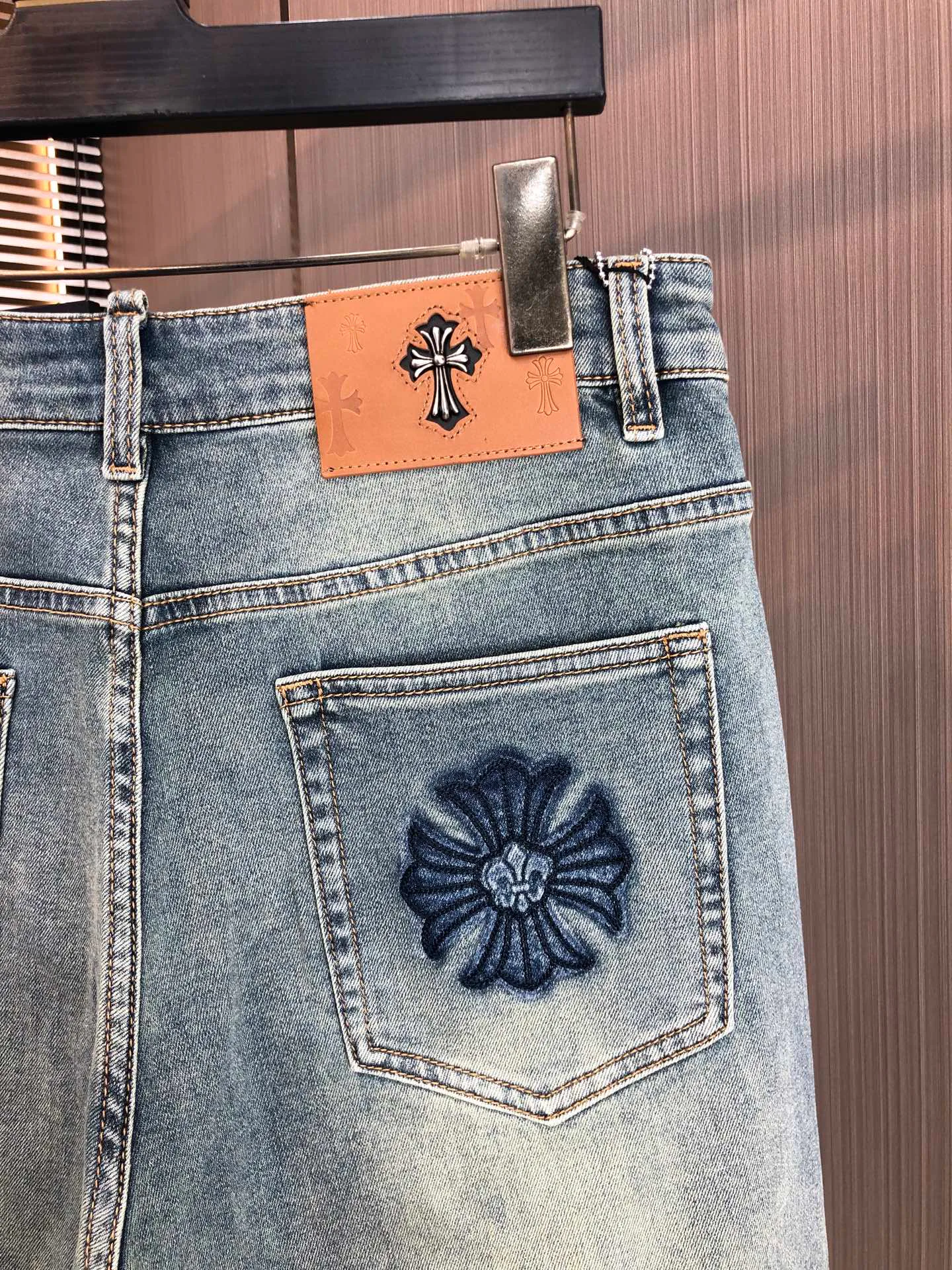 Джинсы Мужские Chrome Hearts 11514648