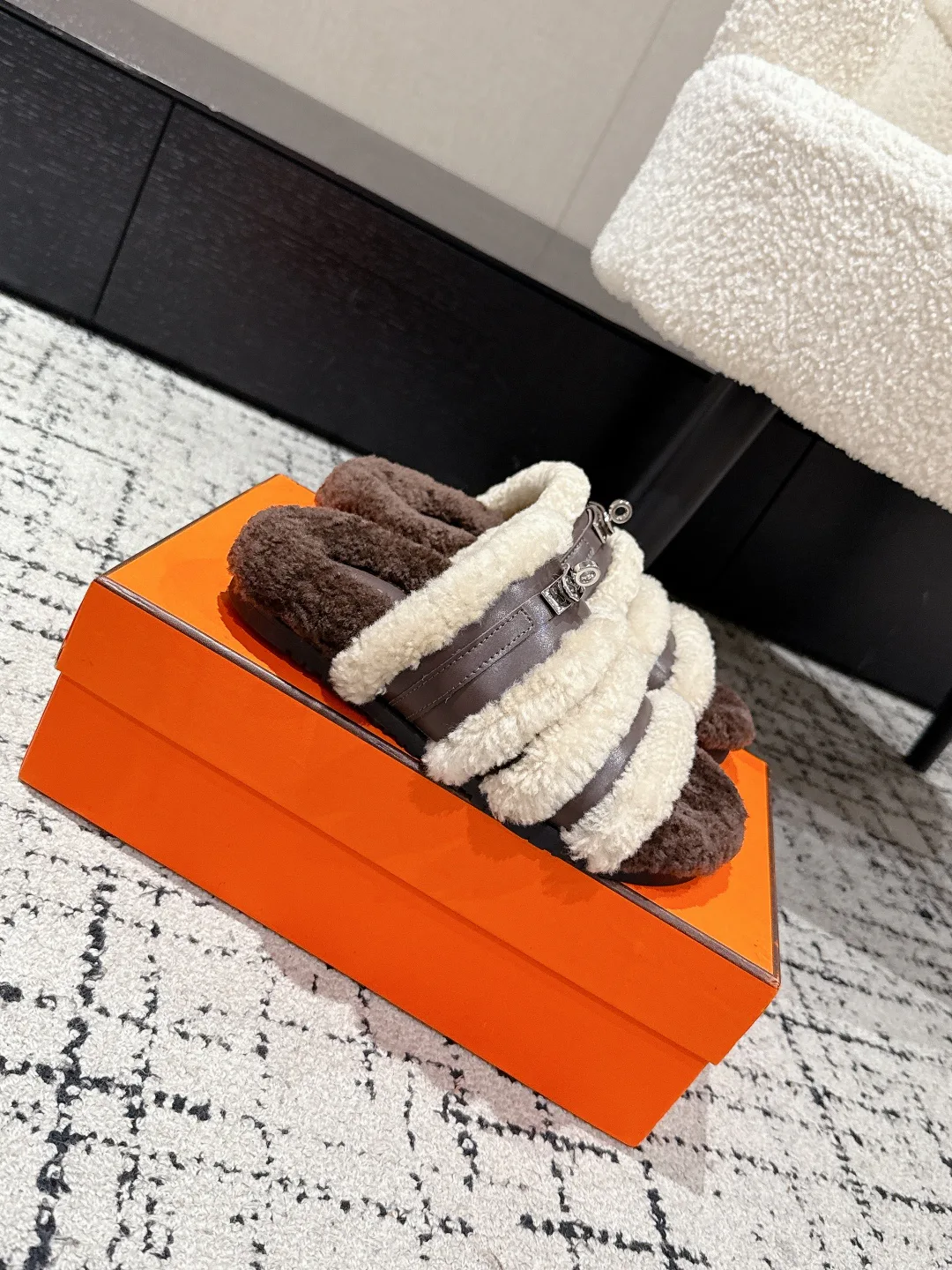 Тапочки Женские Hermes 91150