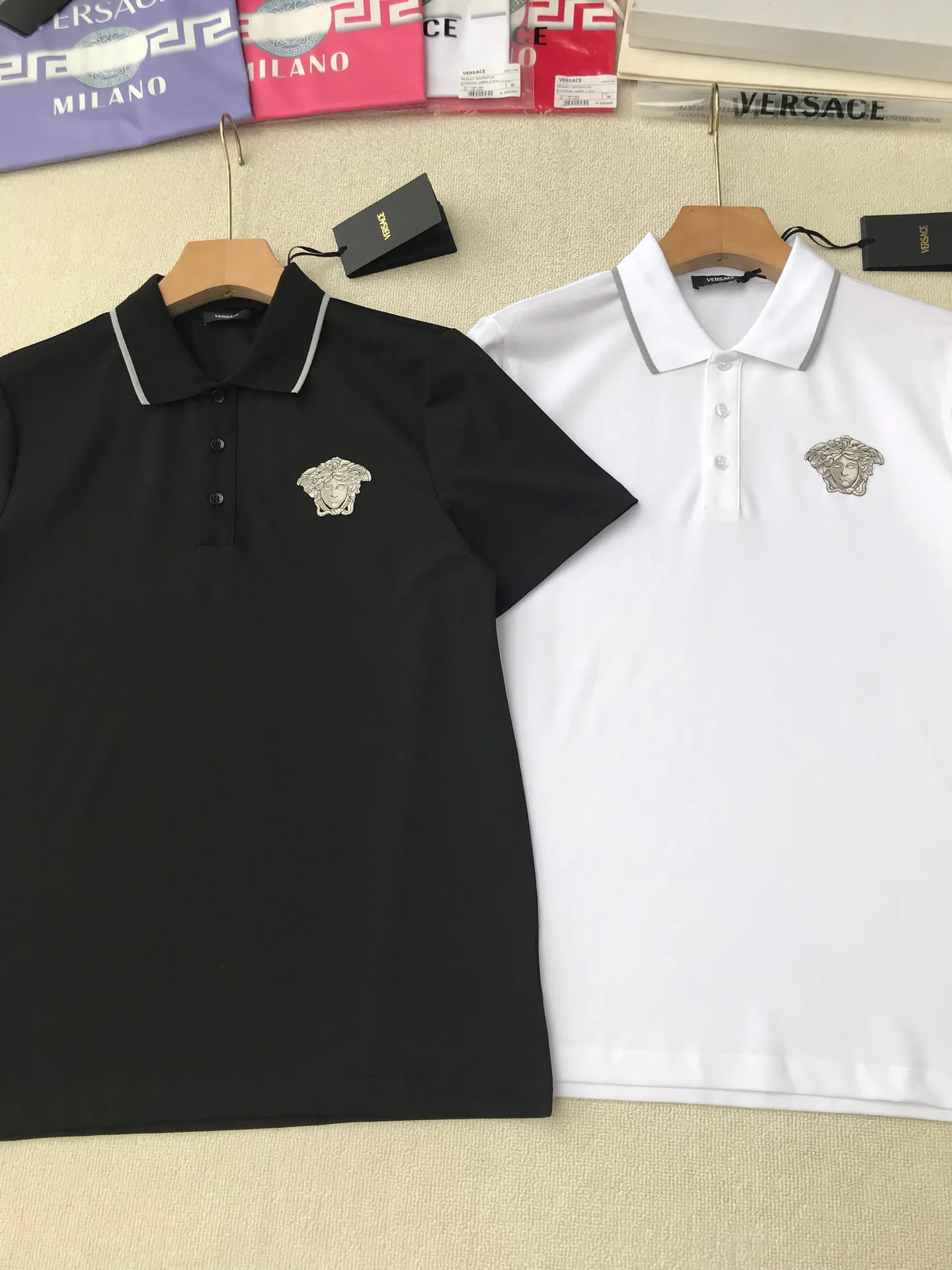 Рубашки Мужские Versace 12694438
