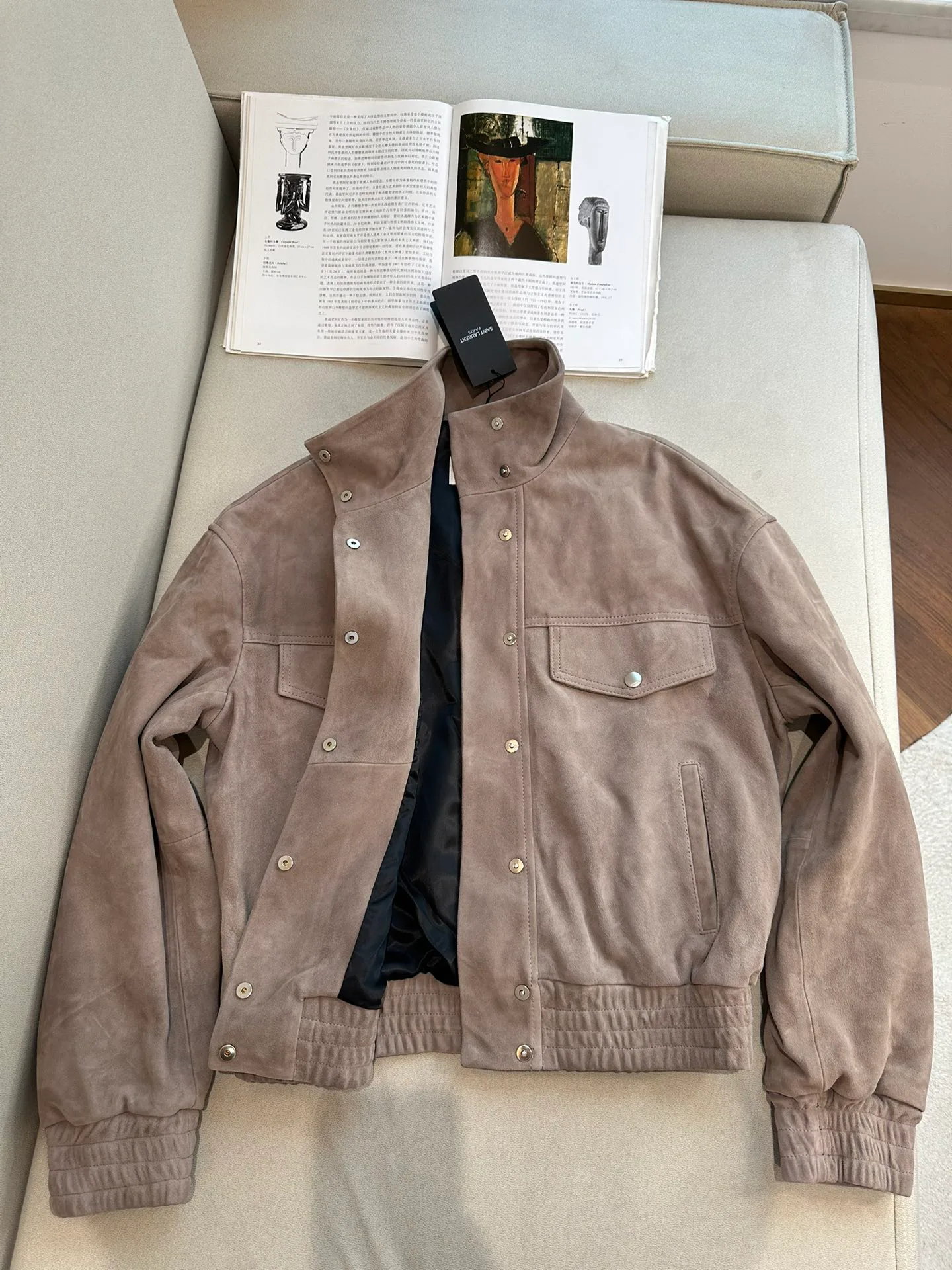 Кожаные Куртки И Дублёнки Женские Saint Laurent 11518173