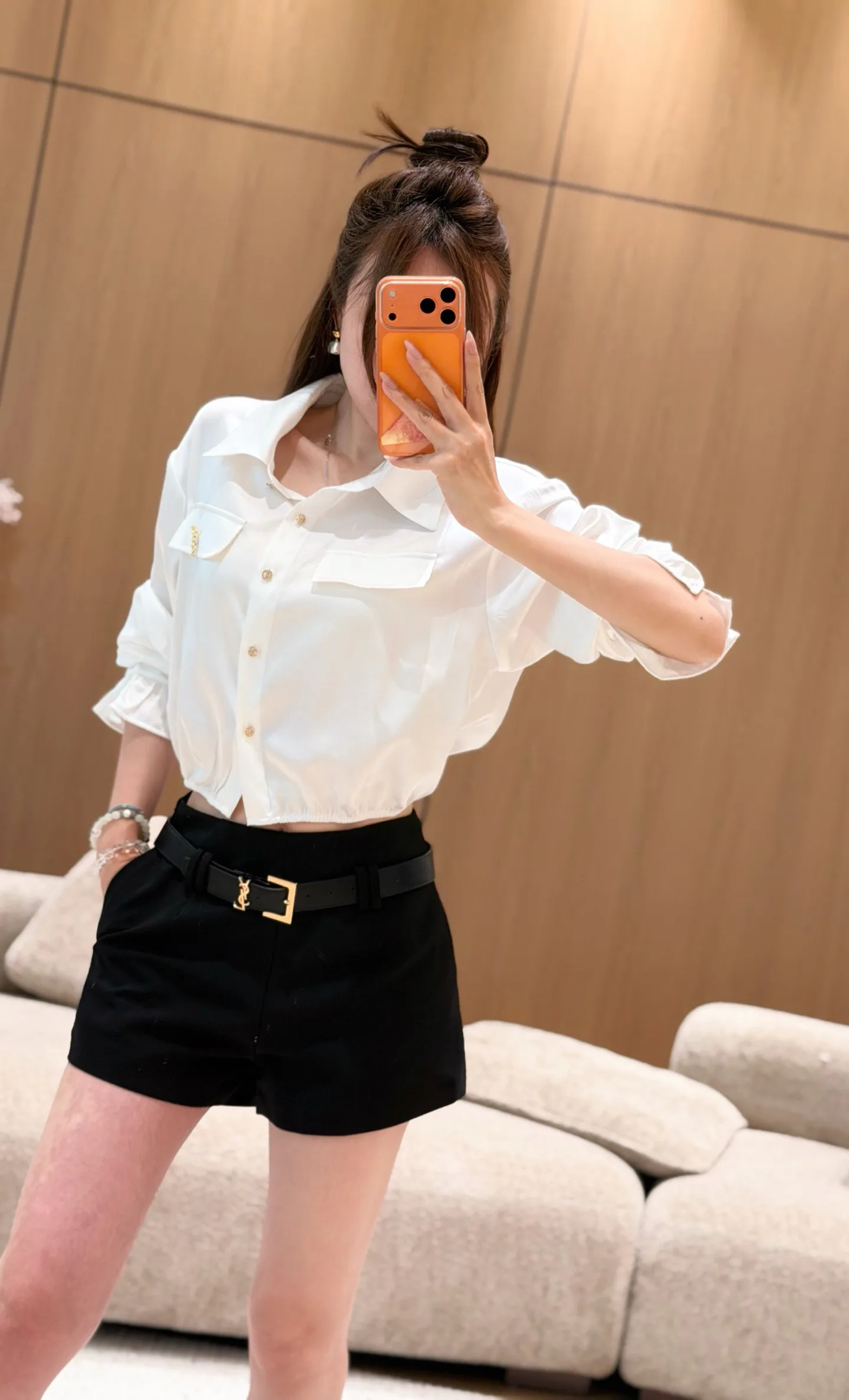 Рубашки Женские Saint Laurent 11884237