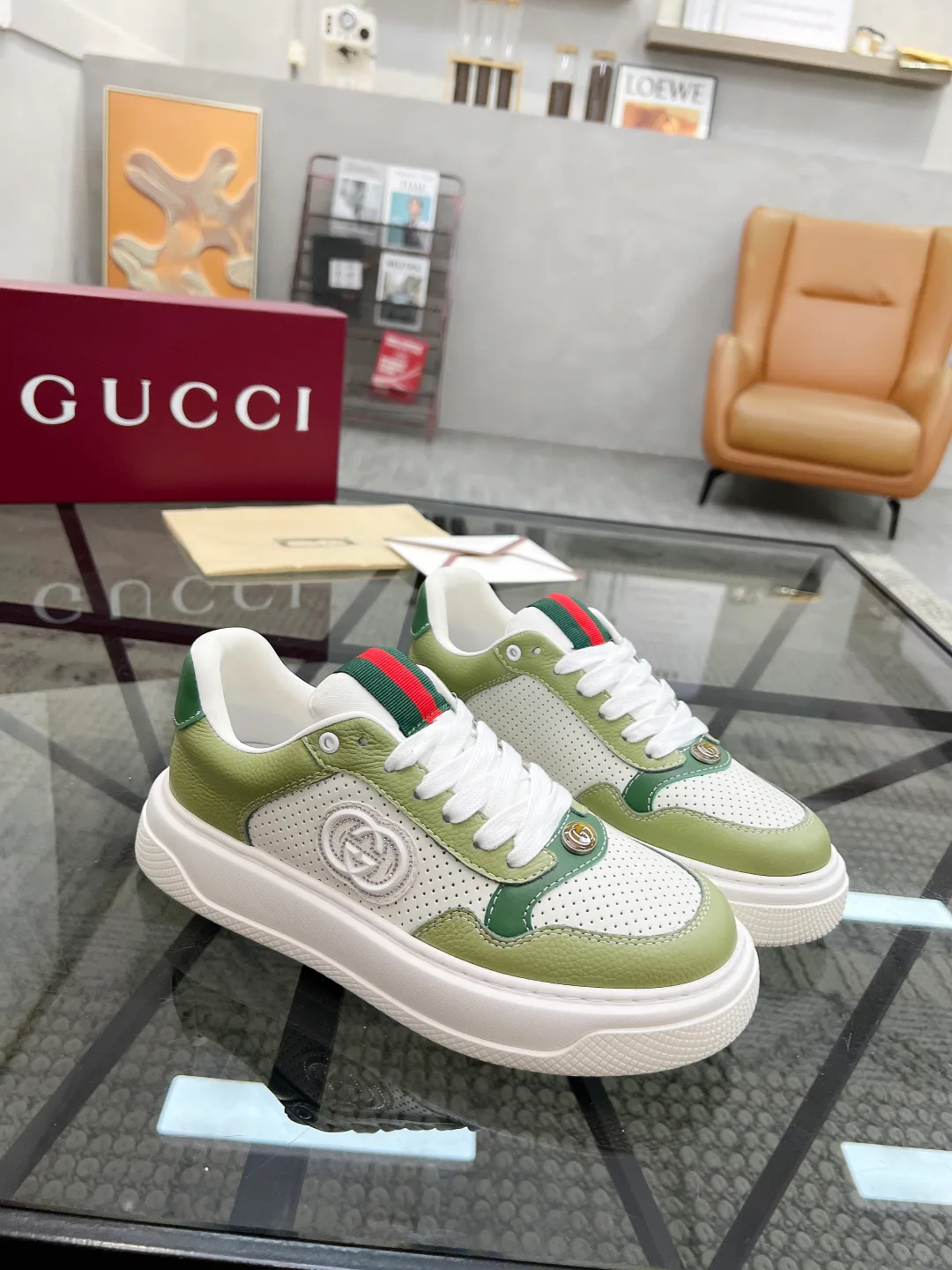 Кроссовки Мужские Gucci 14608