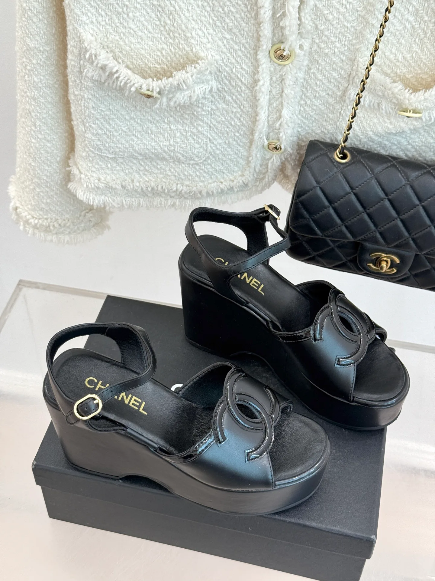 Босоножки Женские Chanel 12798274