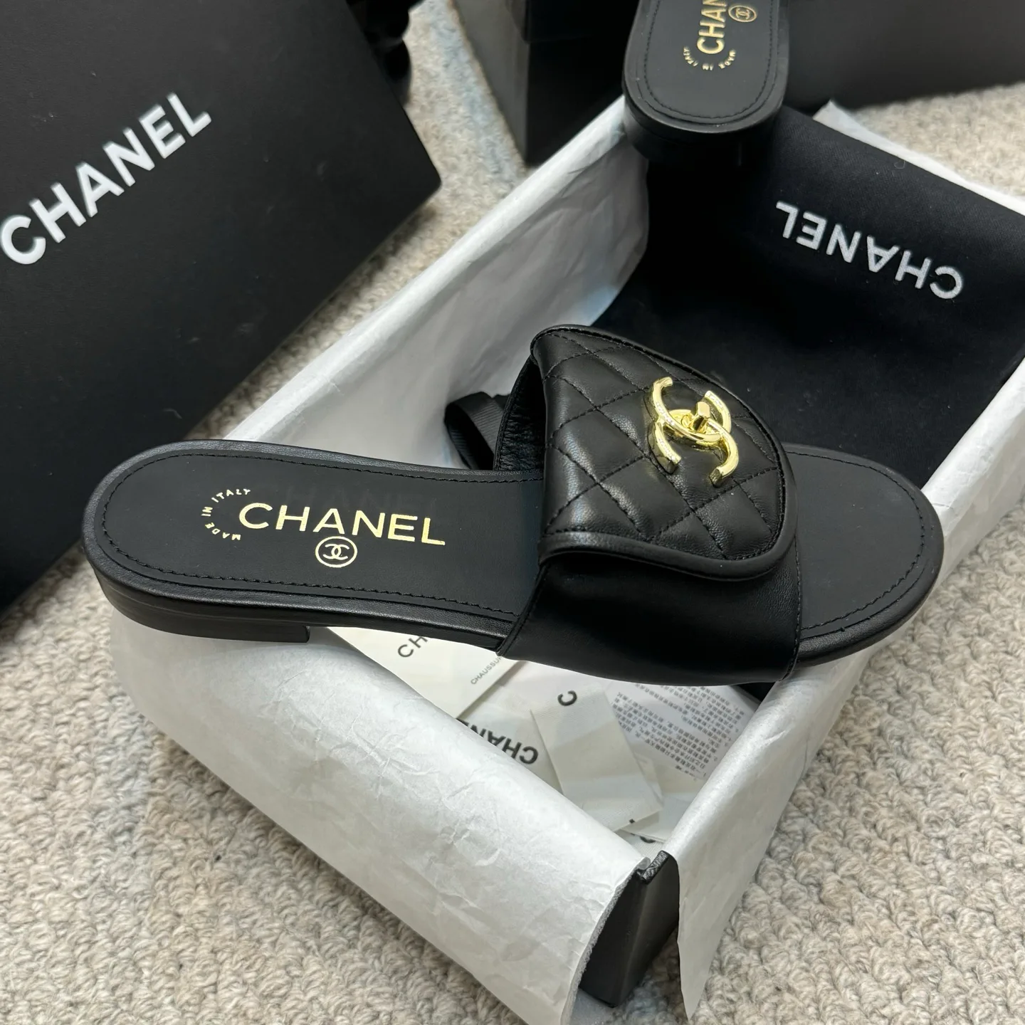 Шлепанцы Женские Chanel 13842