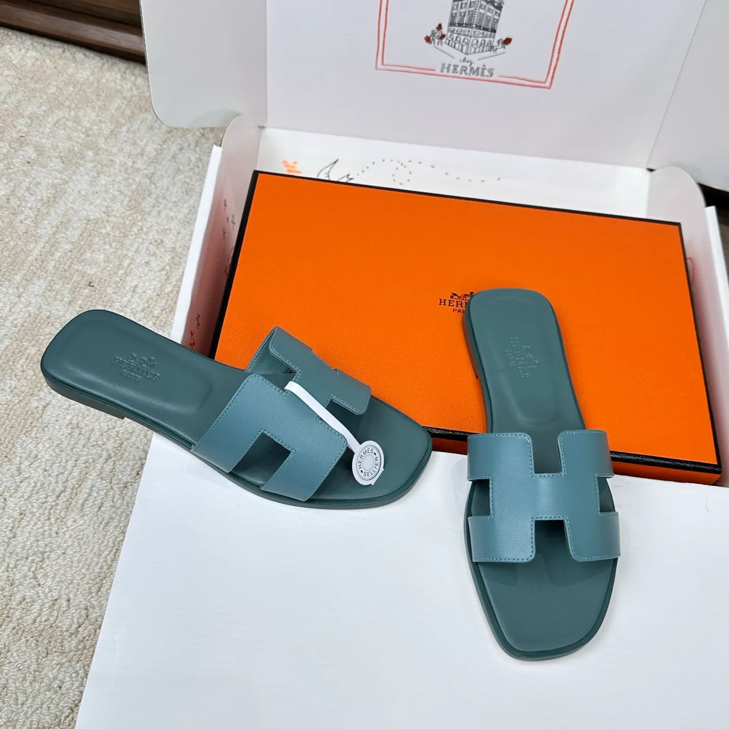 Шлепанцы Женские Hermes 3043271