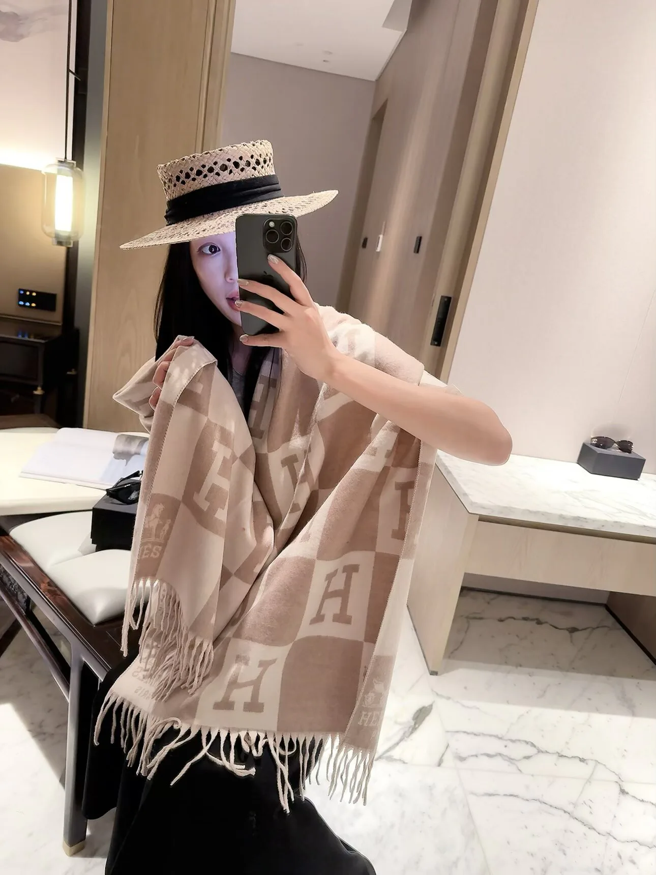 Шарфы Hermes 18598289