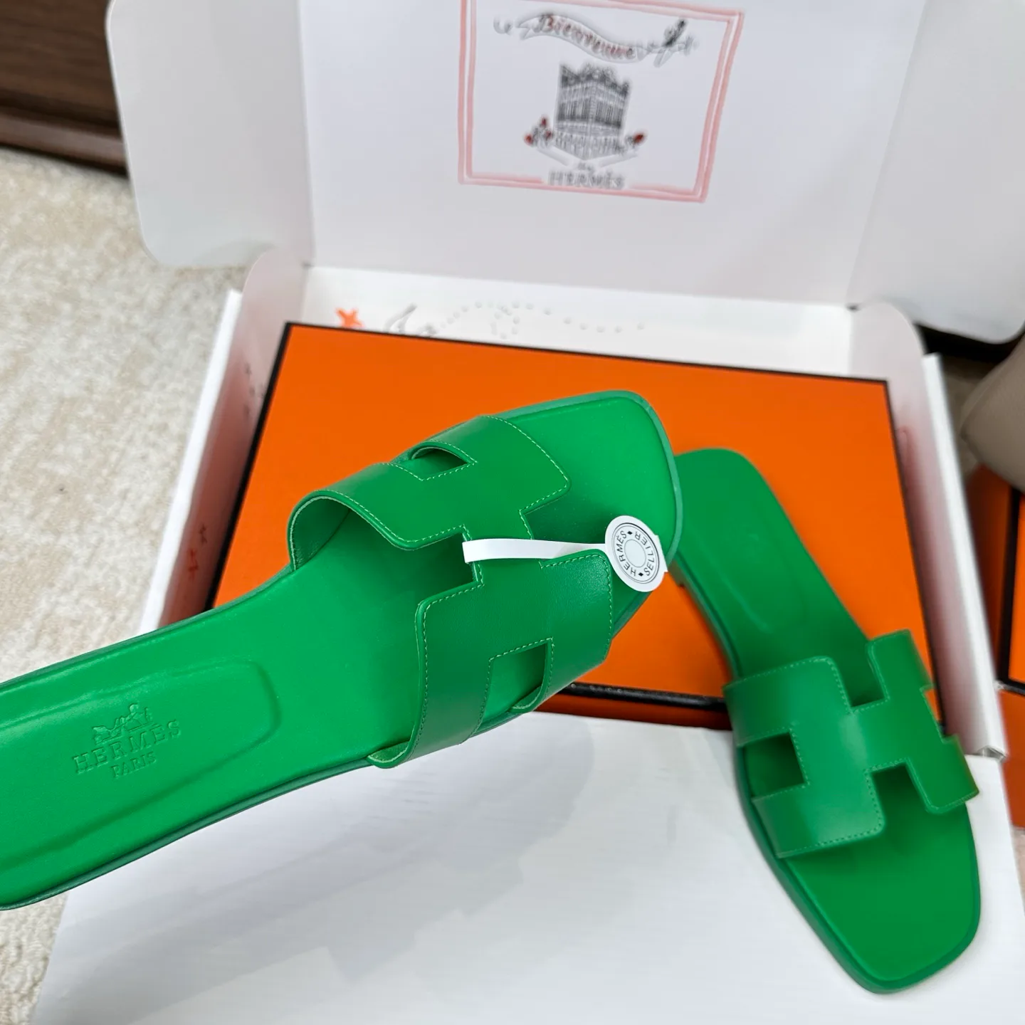 Шлепанцы Женские Hermes 3043260