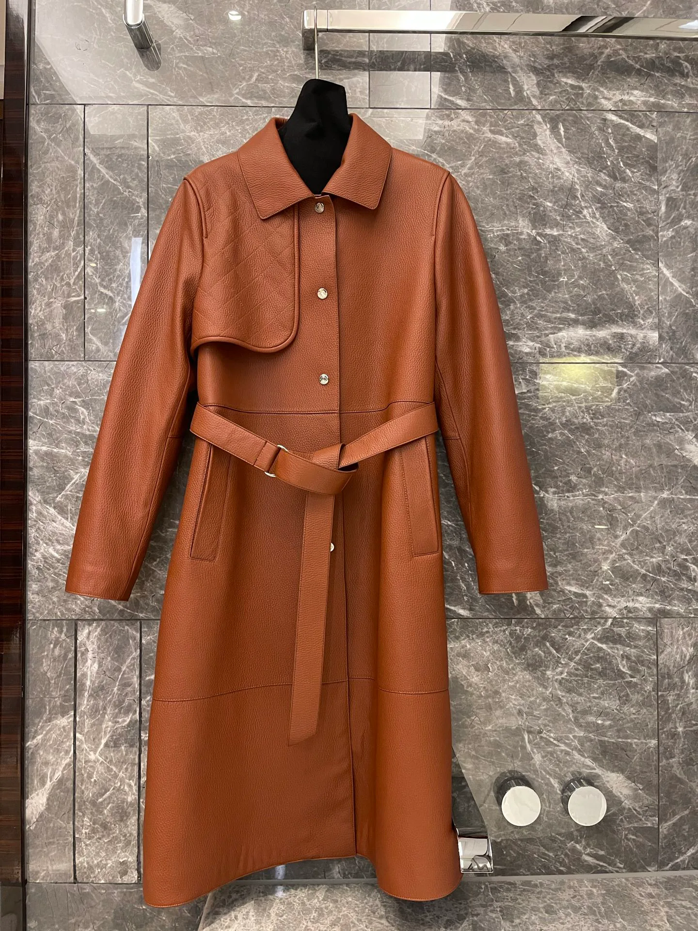 Кожаные Куртки И Дублёнки Женские Hermes 1805928