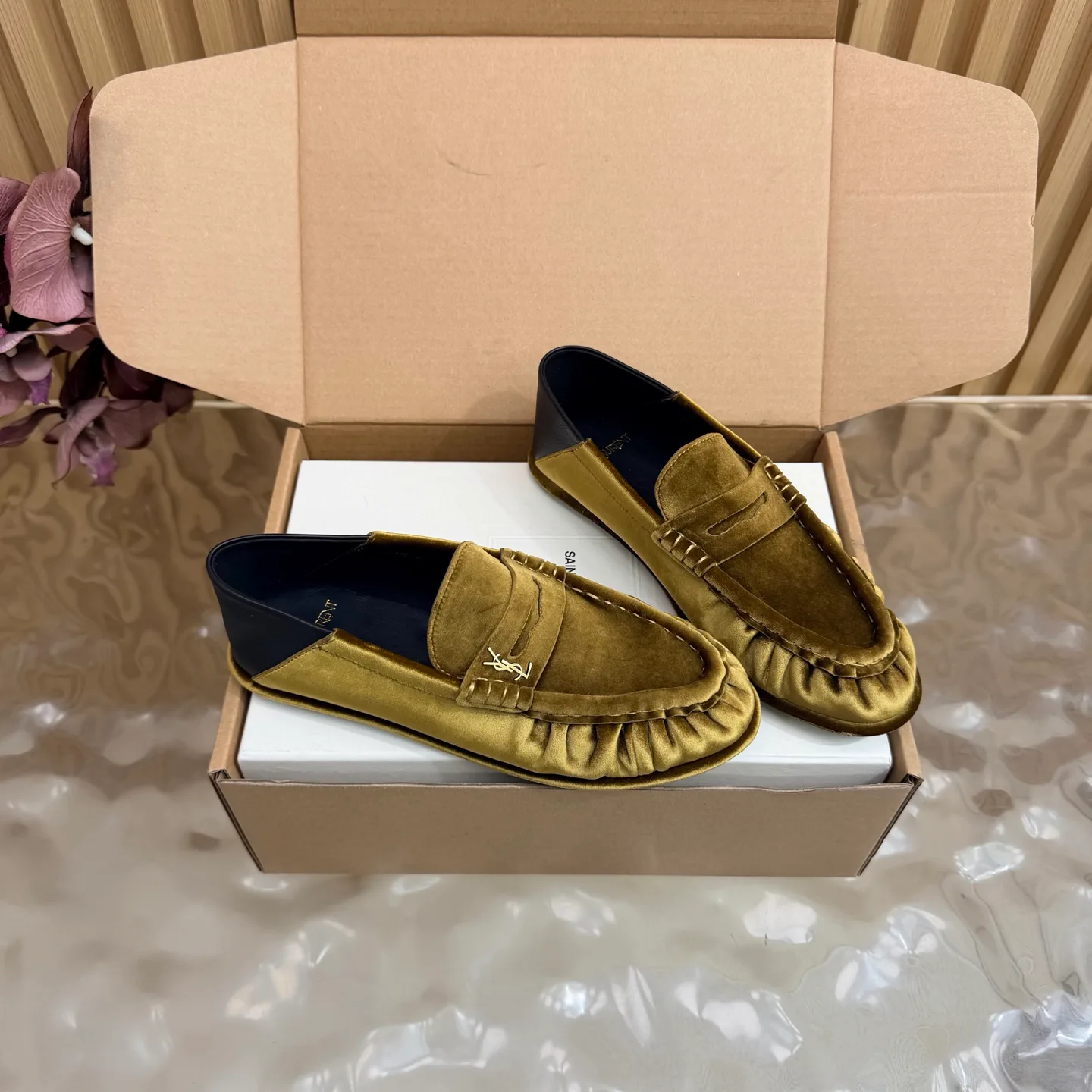 Лоферы И Мокасины Женские Saint Laurent 17926444