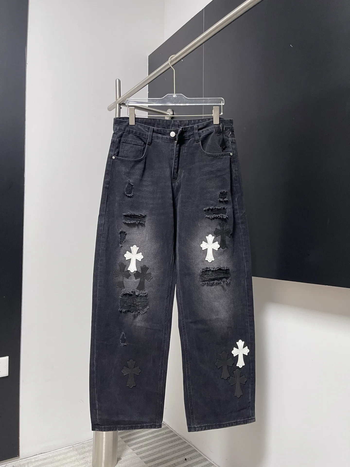 Джинсы Мужские Chrome Hearts 17902469