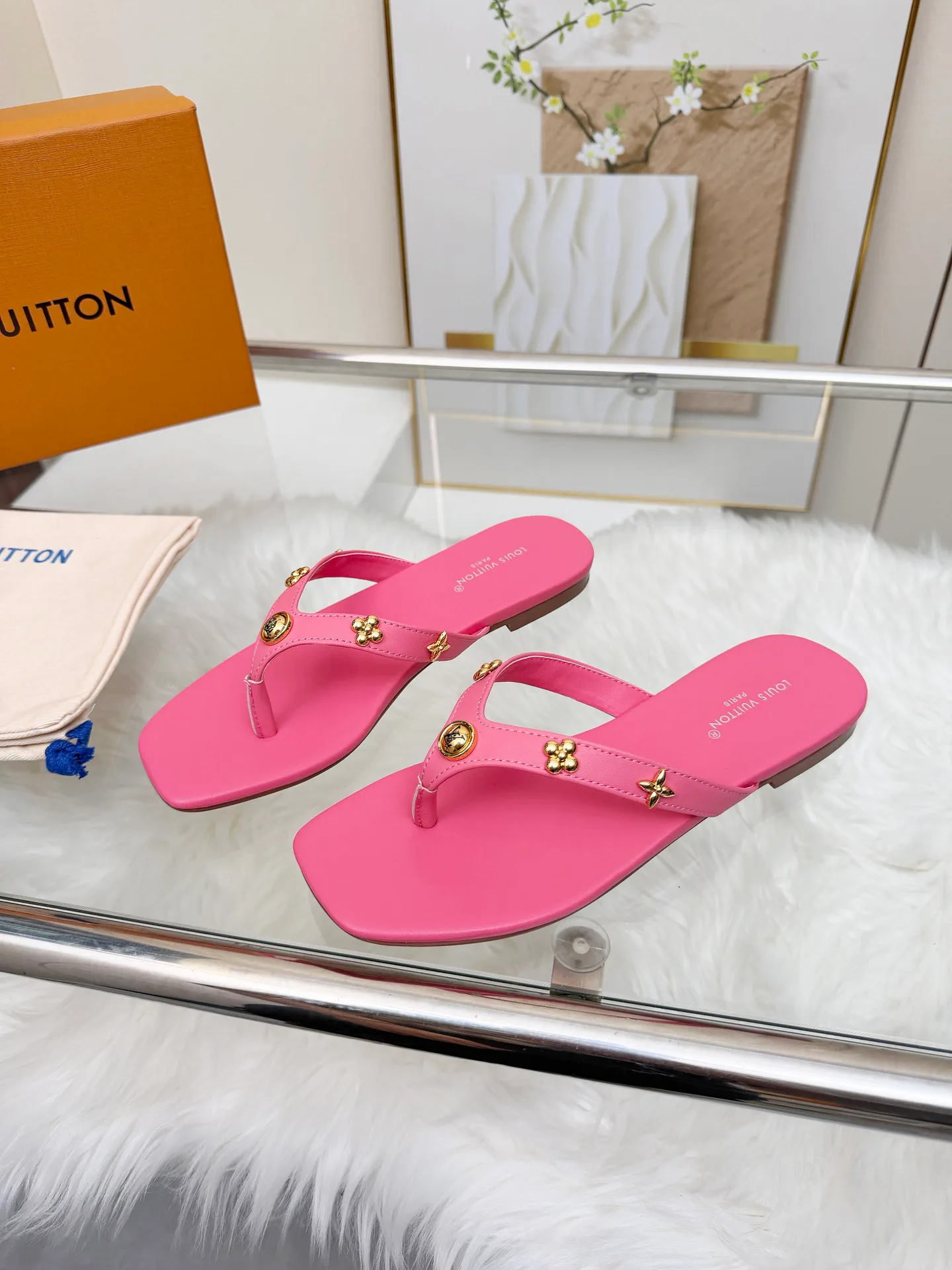 Шлепанцы Женские Louis Vuitton 13253499