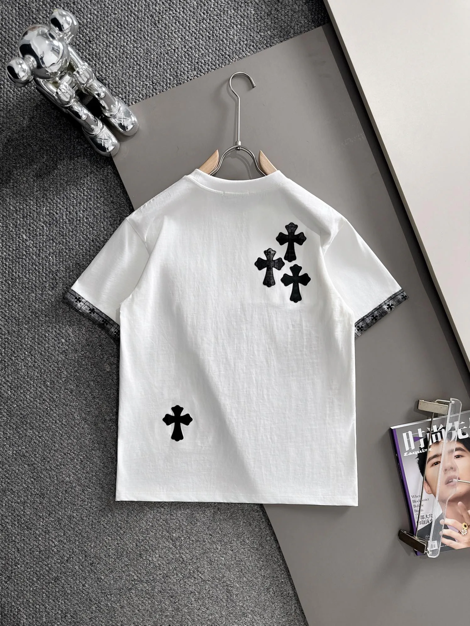 Футболки Мужские Chrome Hearts 13549673