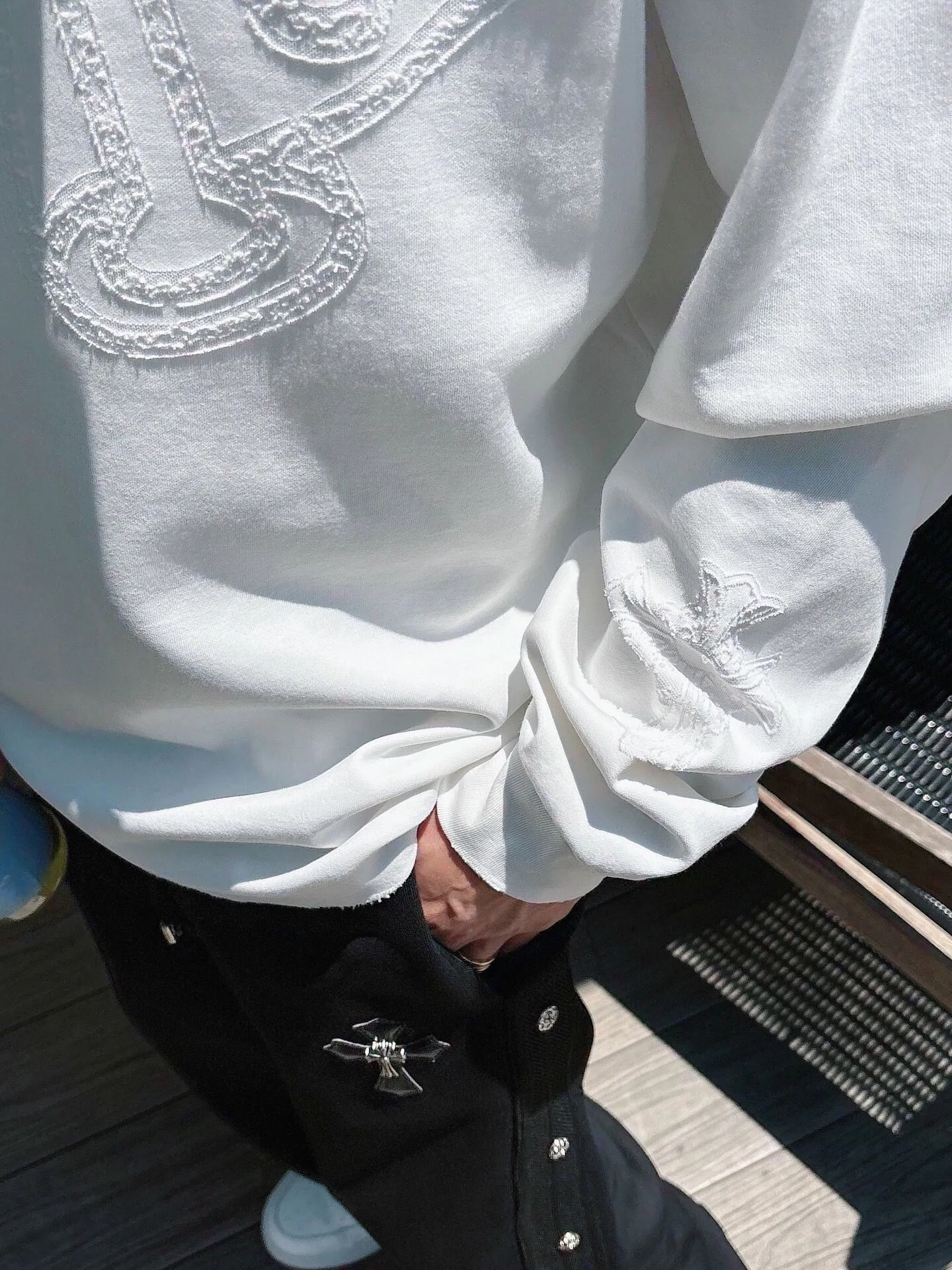 Лонгсливы Мужские Chrome Hearts 2237983