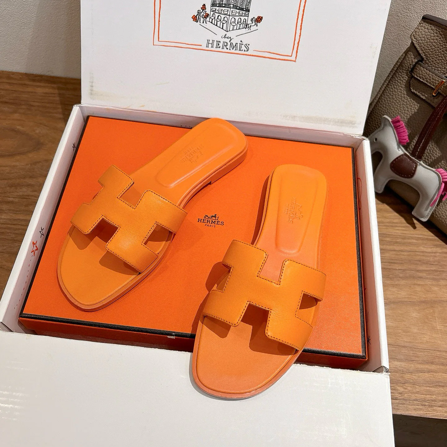 Шлепанцы Женские Hermes 396981