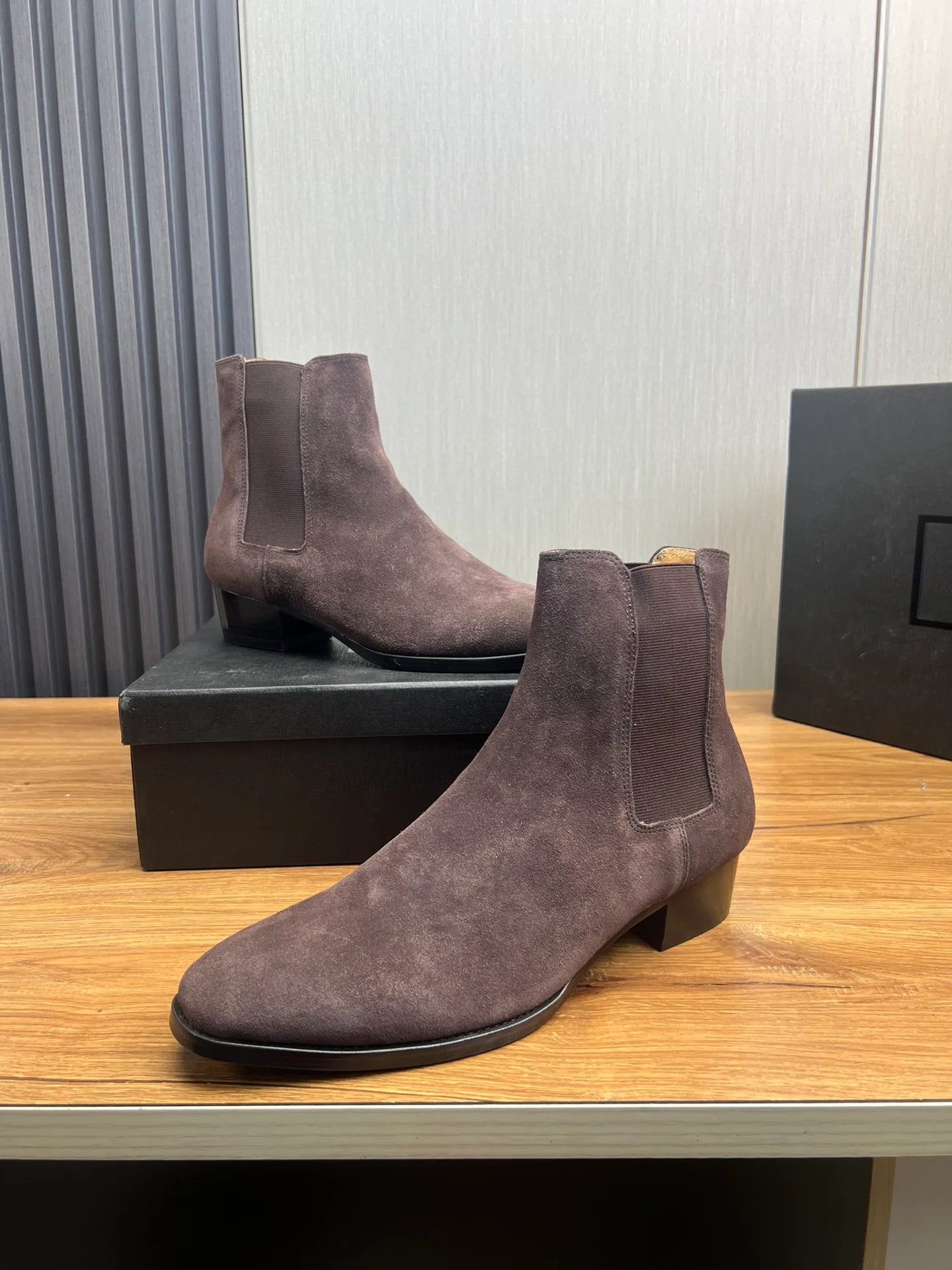 Ботинки Мужские Saint Laurent 1261419