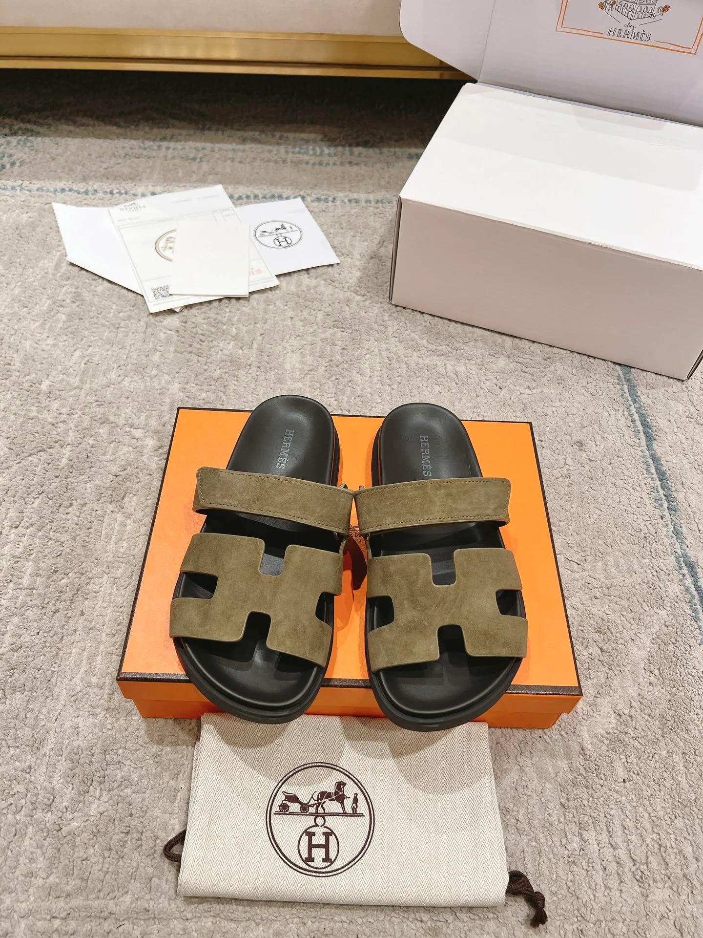 Шлепанцы Женские Hermes 12874722