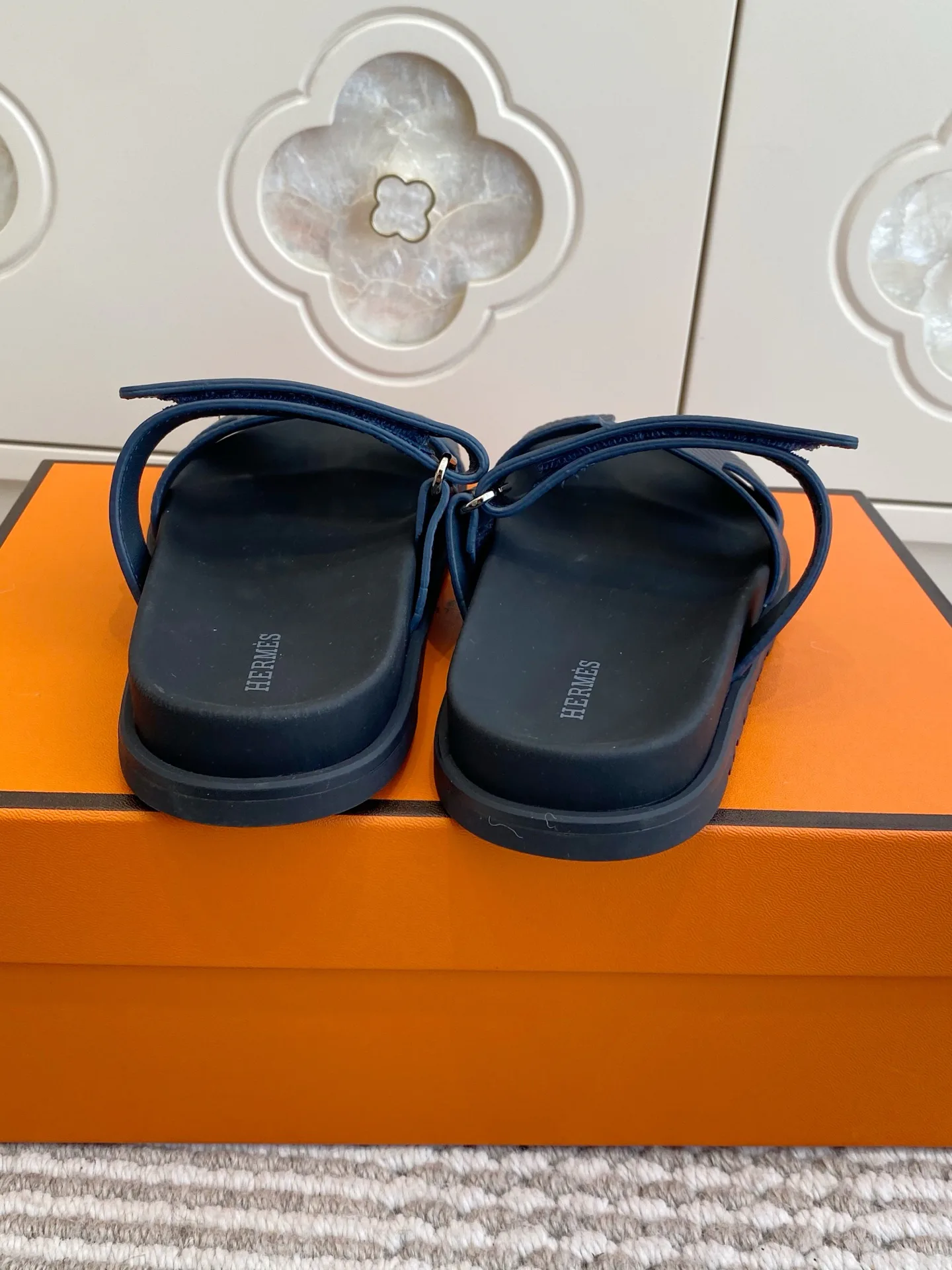 Шлепанцы Женские Hermes 1717021