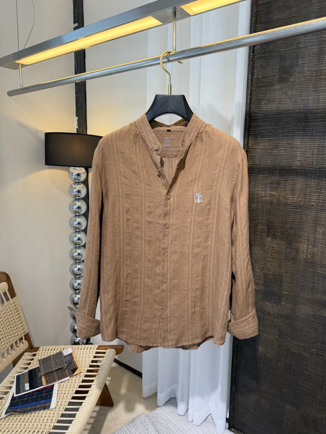 Рубашки Мужские Brunello Cucinelli 13085420