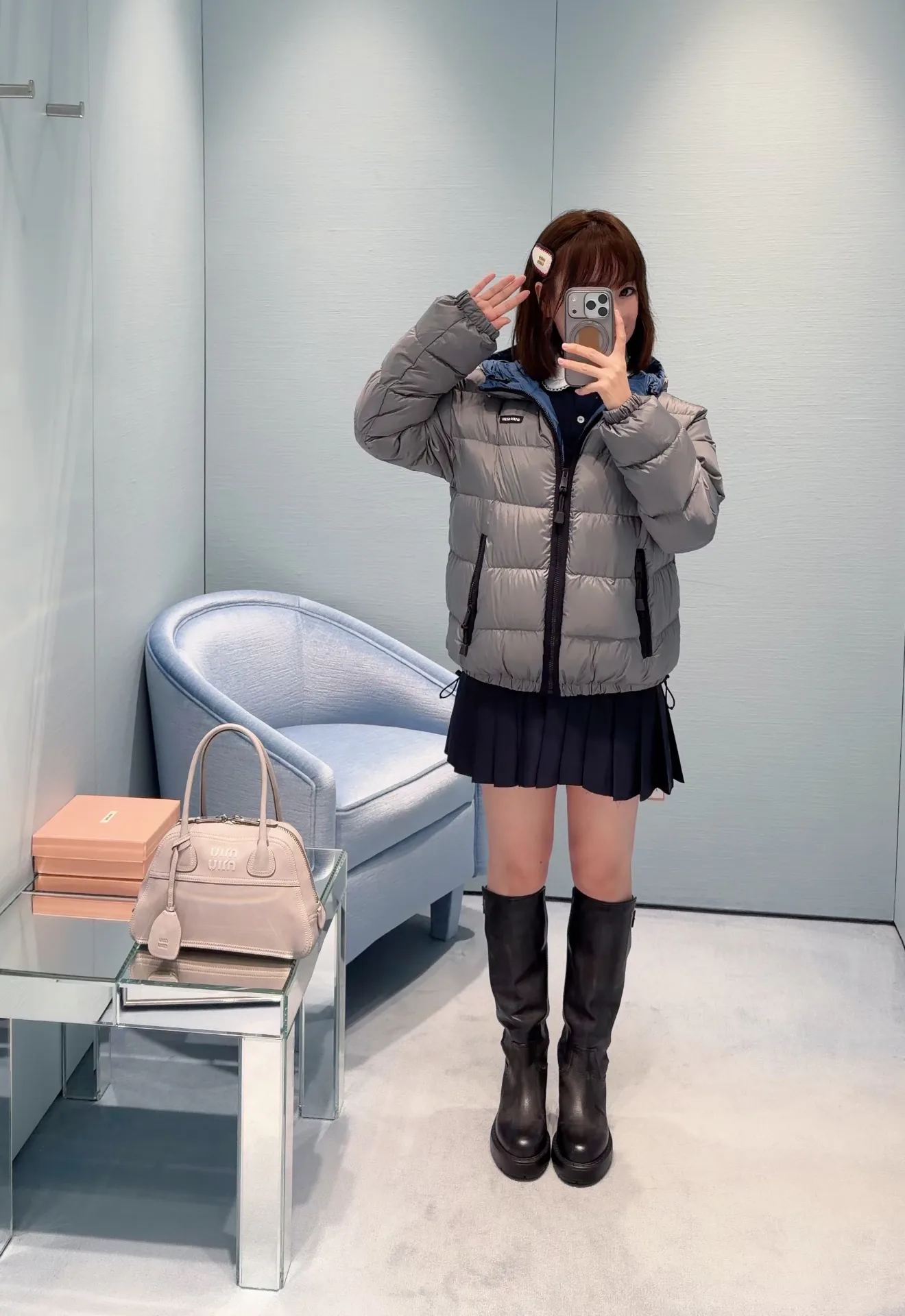 Куртки И Пуховики Женские Miu Miu 17732308