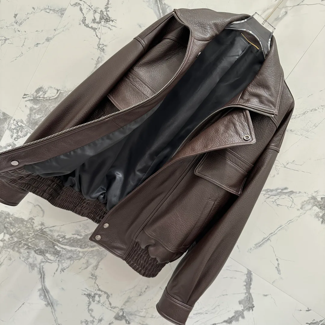 Кожаные Куртки И Дублёнки Женские Saint Laurent 11544786
