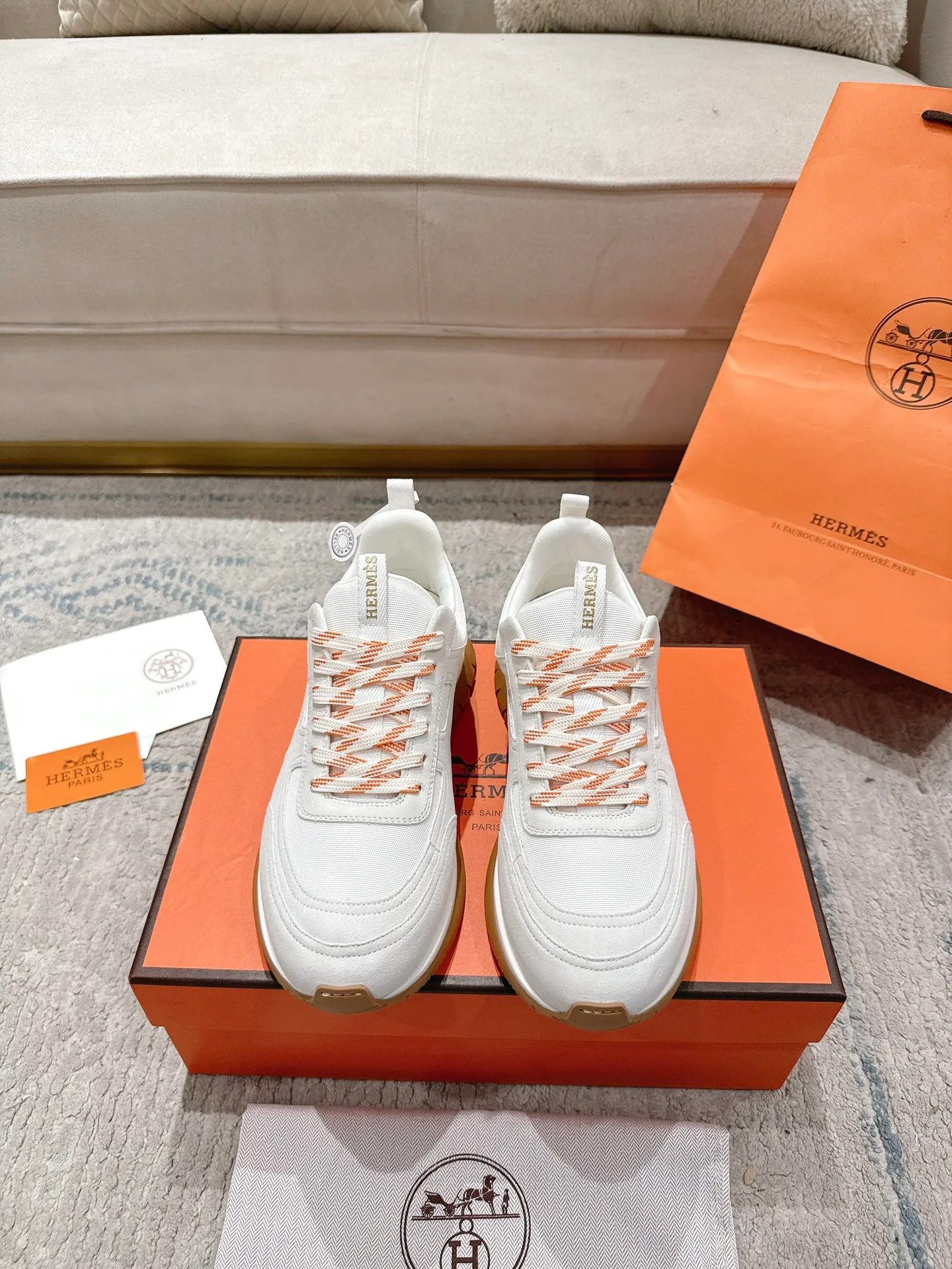 Кроссовки Мужские Hermes 12874759