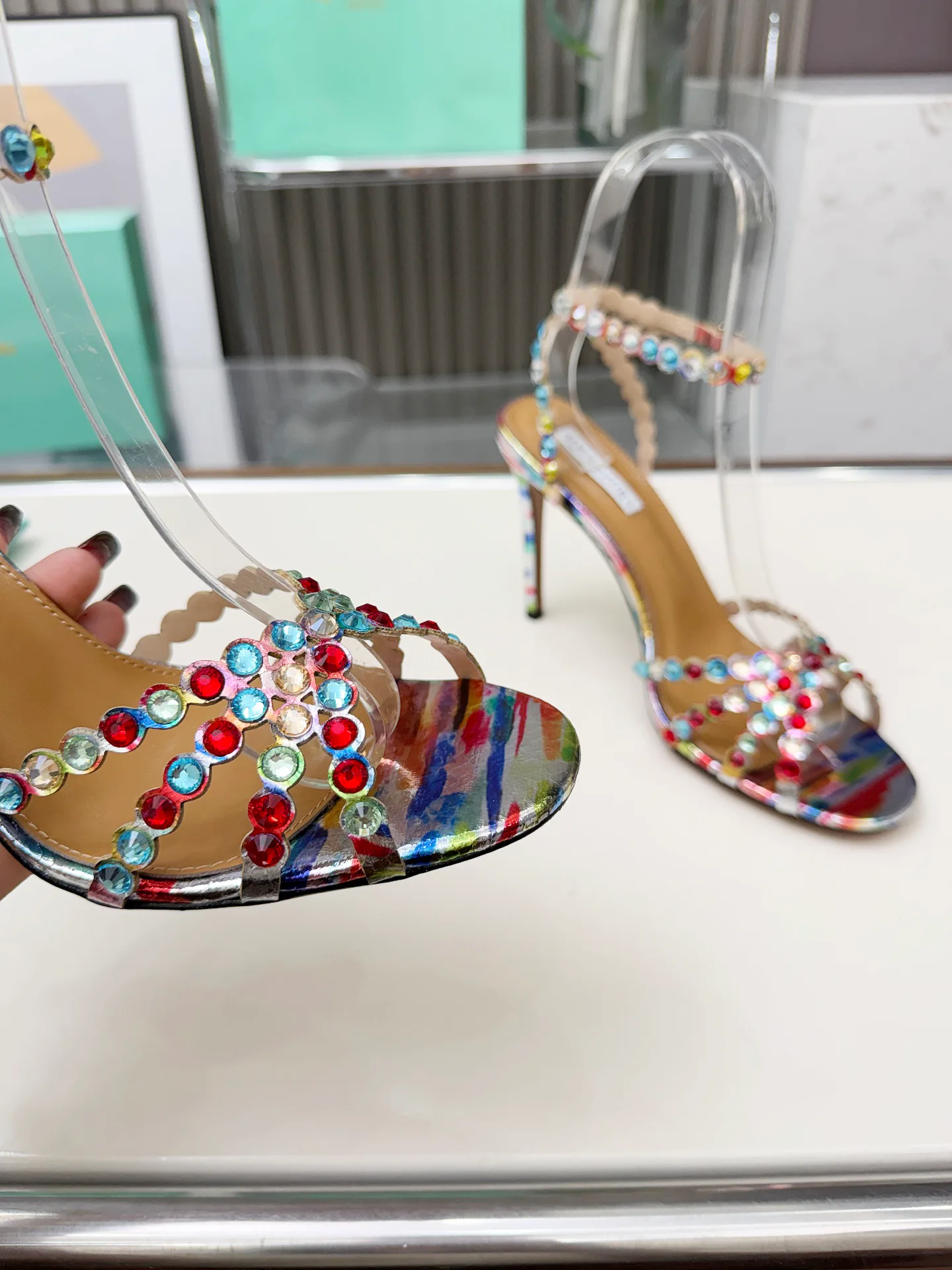 Босоножки Женские Aquazzura 1856042