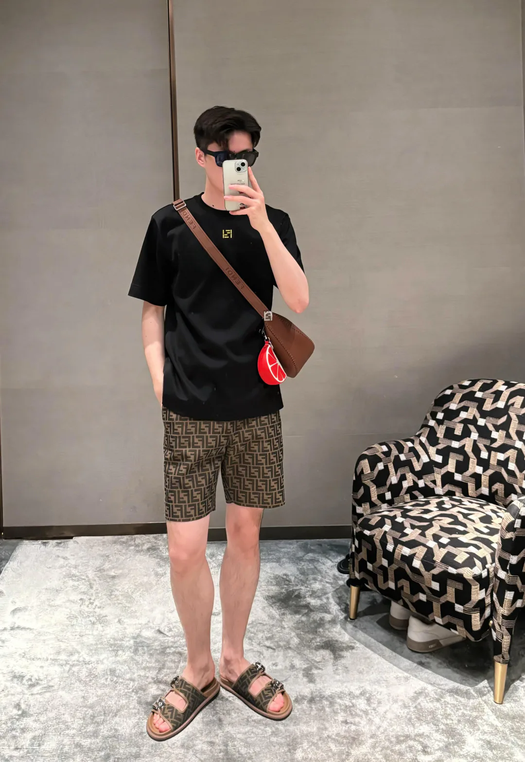 Футболки Мужские Fendi 5877461
