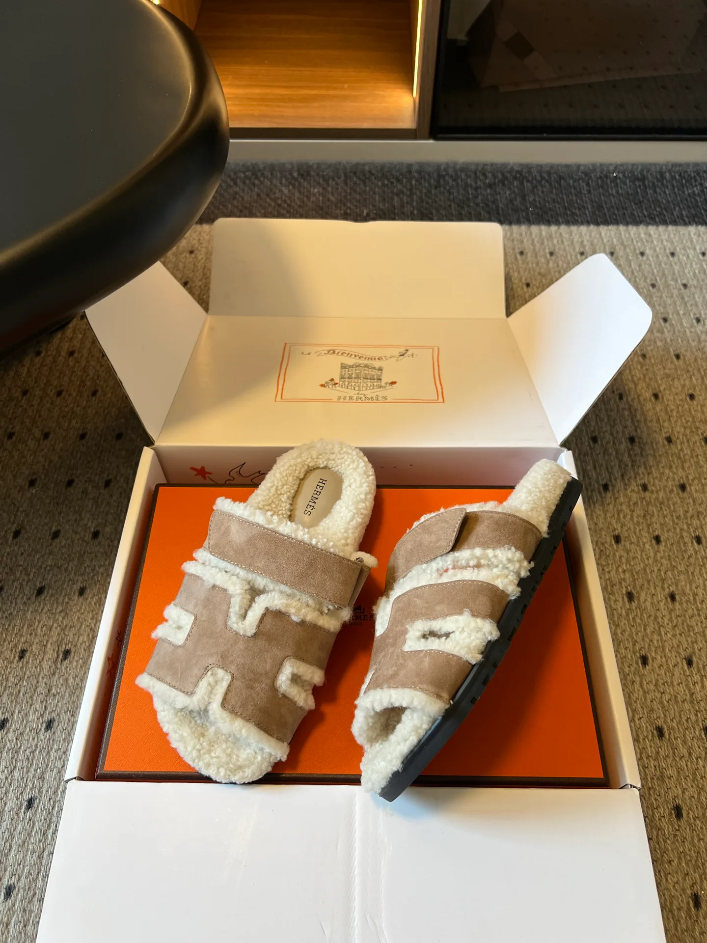 Тапочки Женские Hermes 18142785