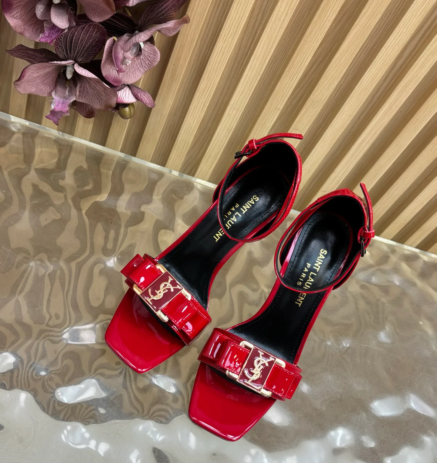 Босоножки Женские Saint Laurent 11490720