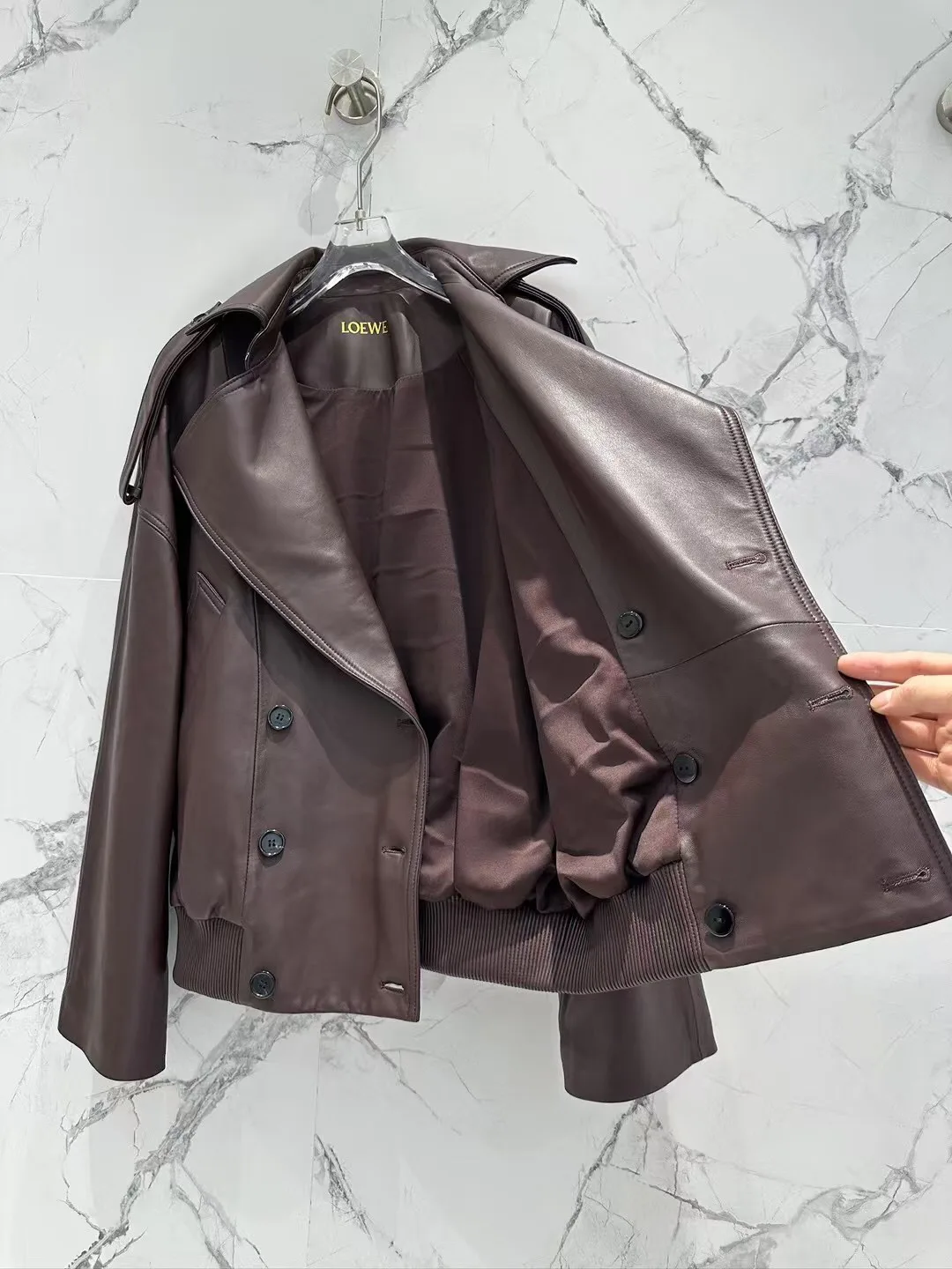 Кожаные Куртки И Дублёнки Женские Loewe 11428995