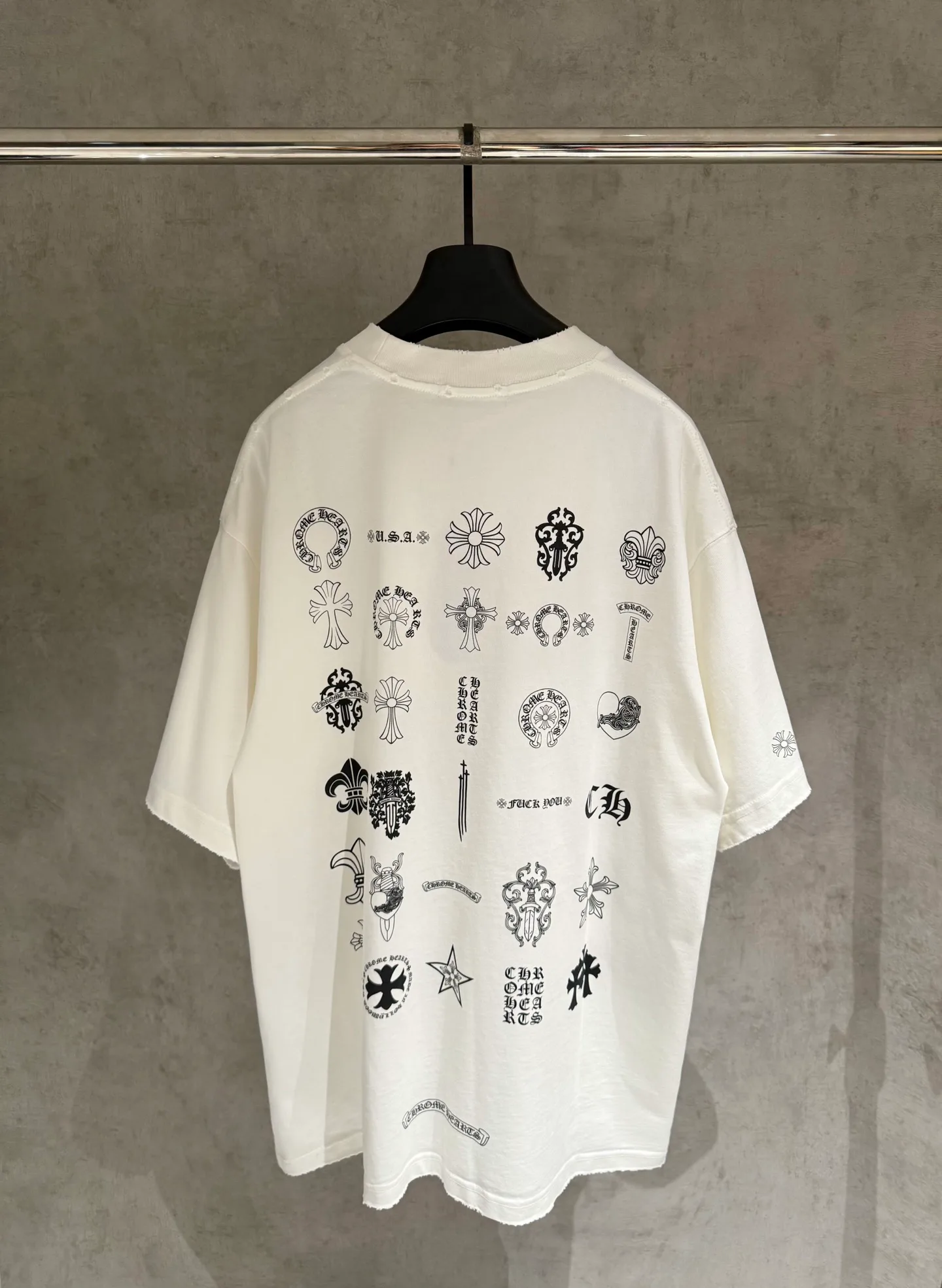 Футболки Мужские Chrome Hearts 11732416