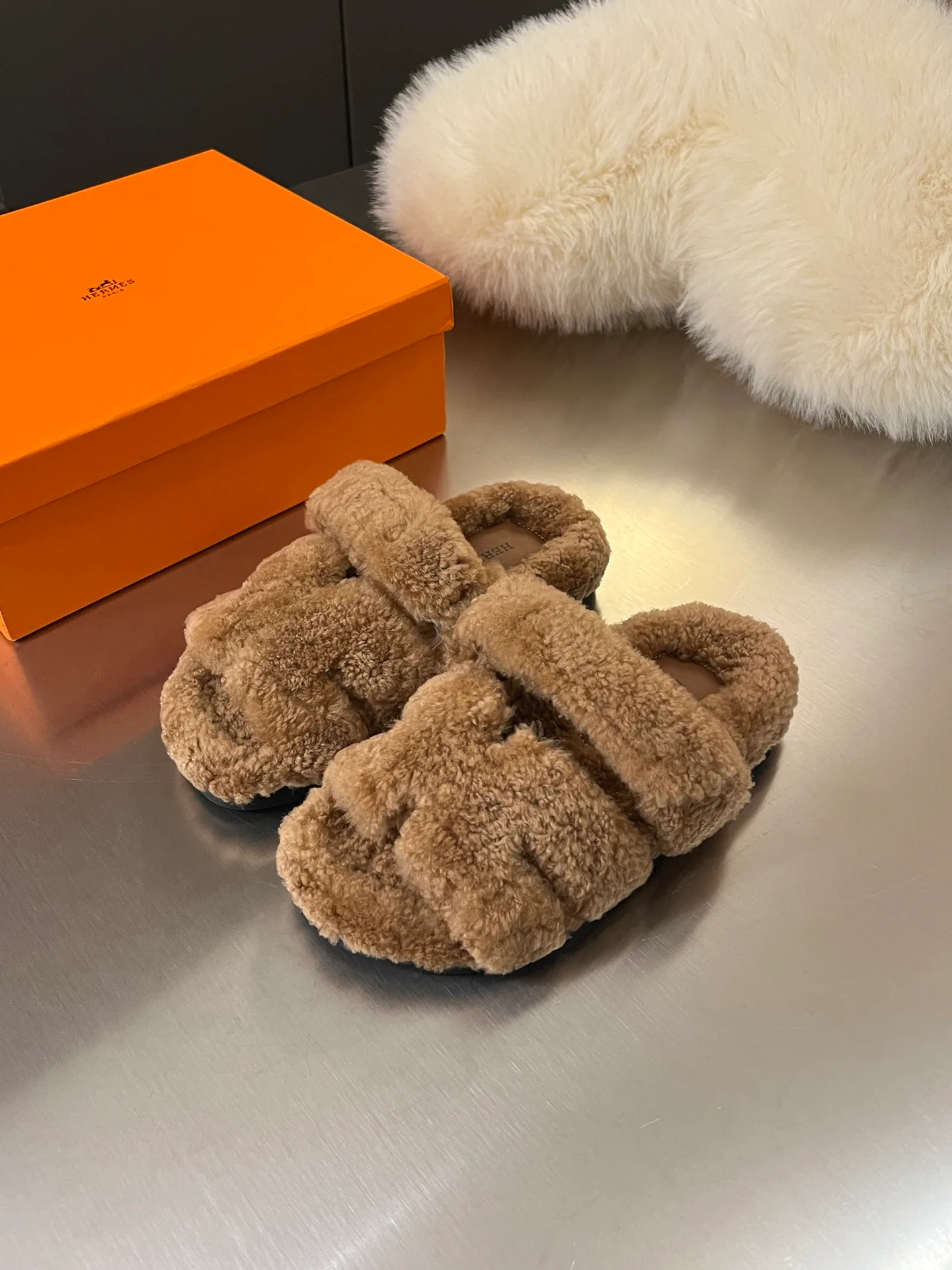 Тапочки Женские Hermes 17957238