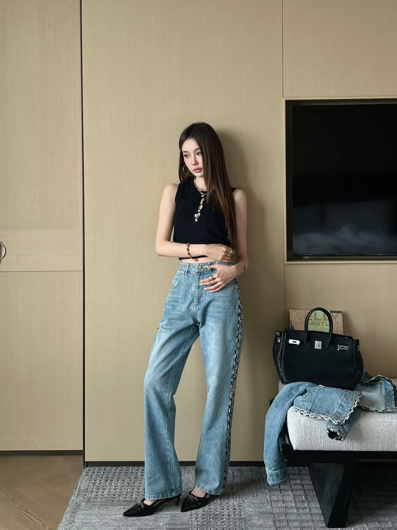 Джинсы Женские Chanel 13091349