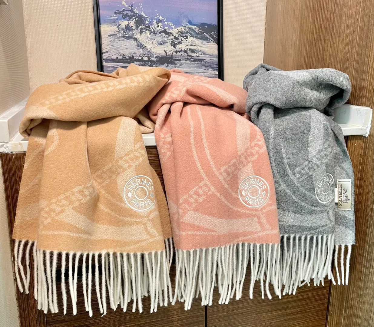 Шарфы Hermes 4738556