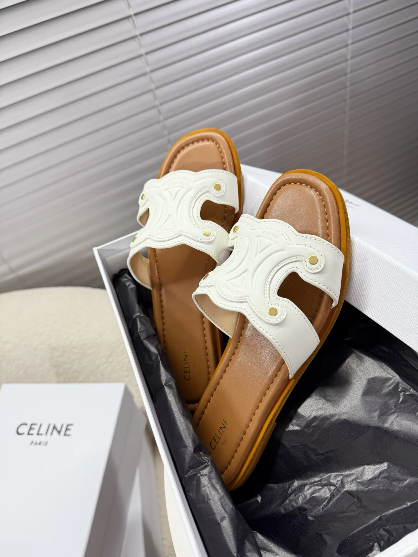 Шлепанцы Женские Celine 11658949