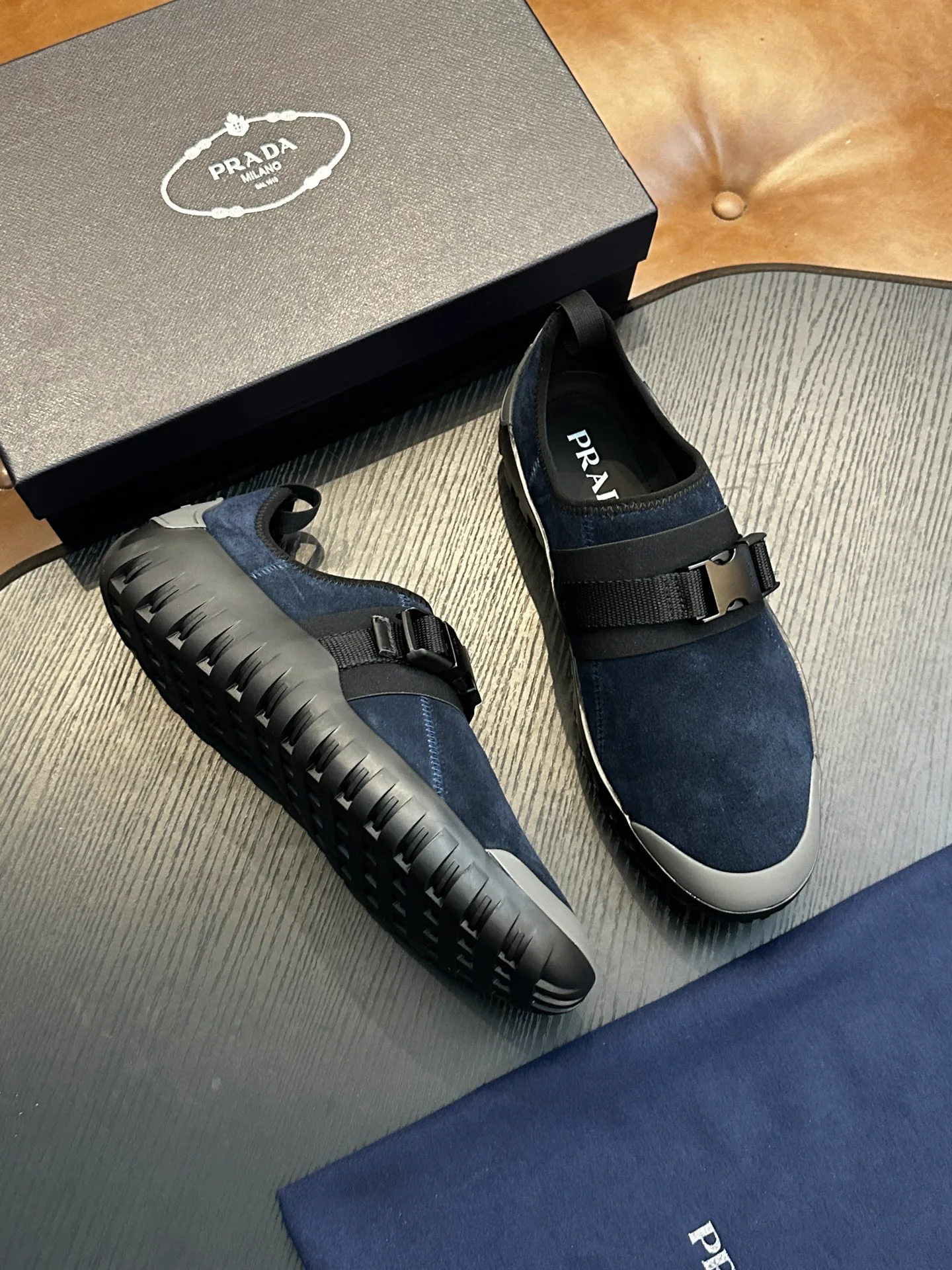 Кроссовки Мужские Prada 405046