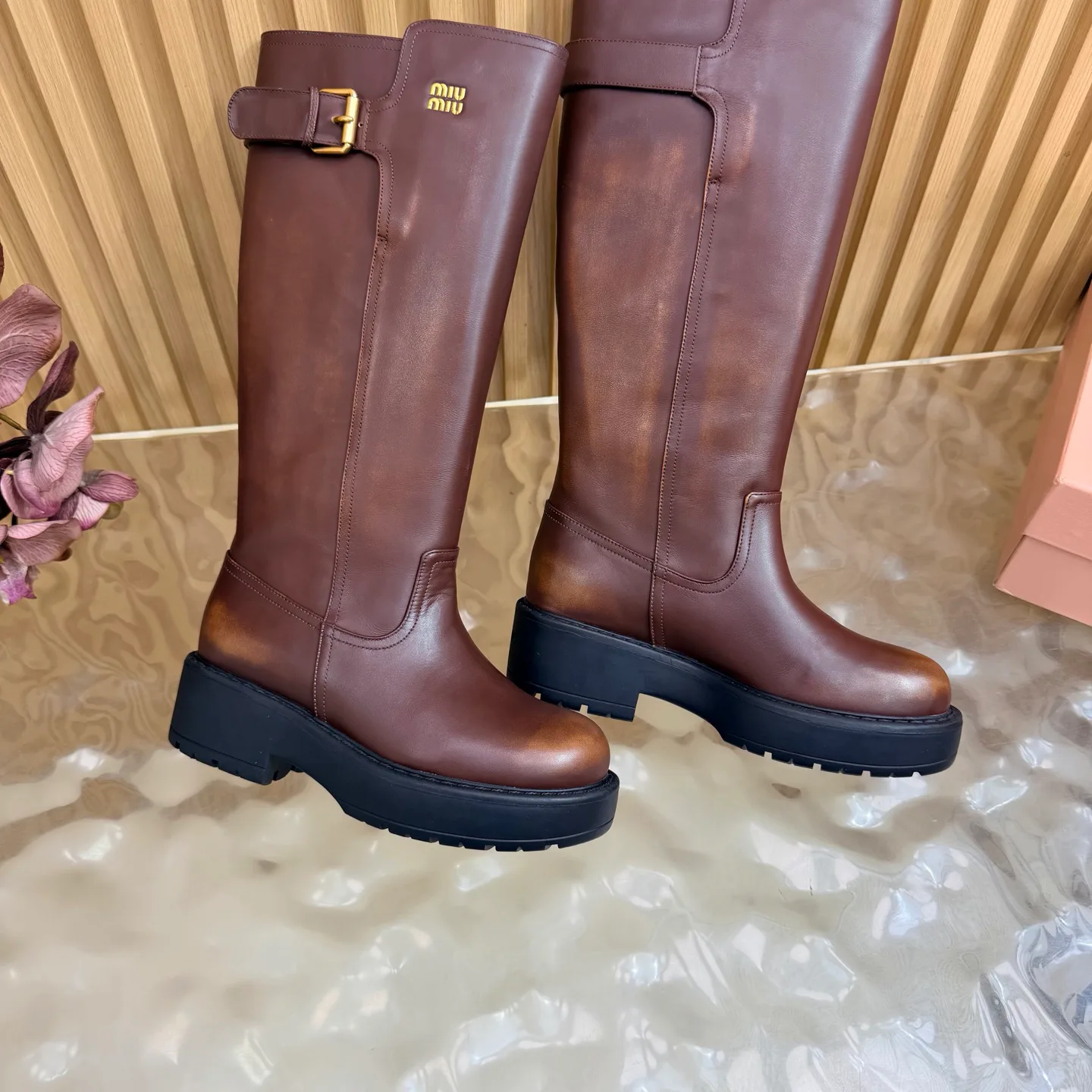 Сапоги Женские Miu Miu 18235400