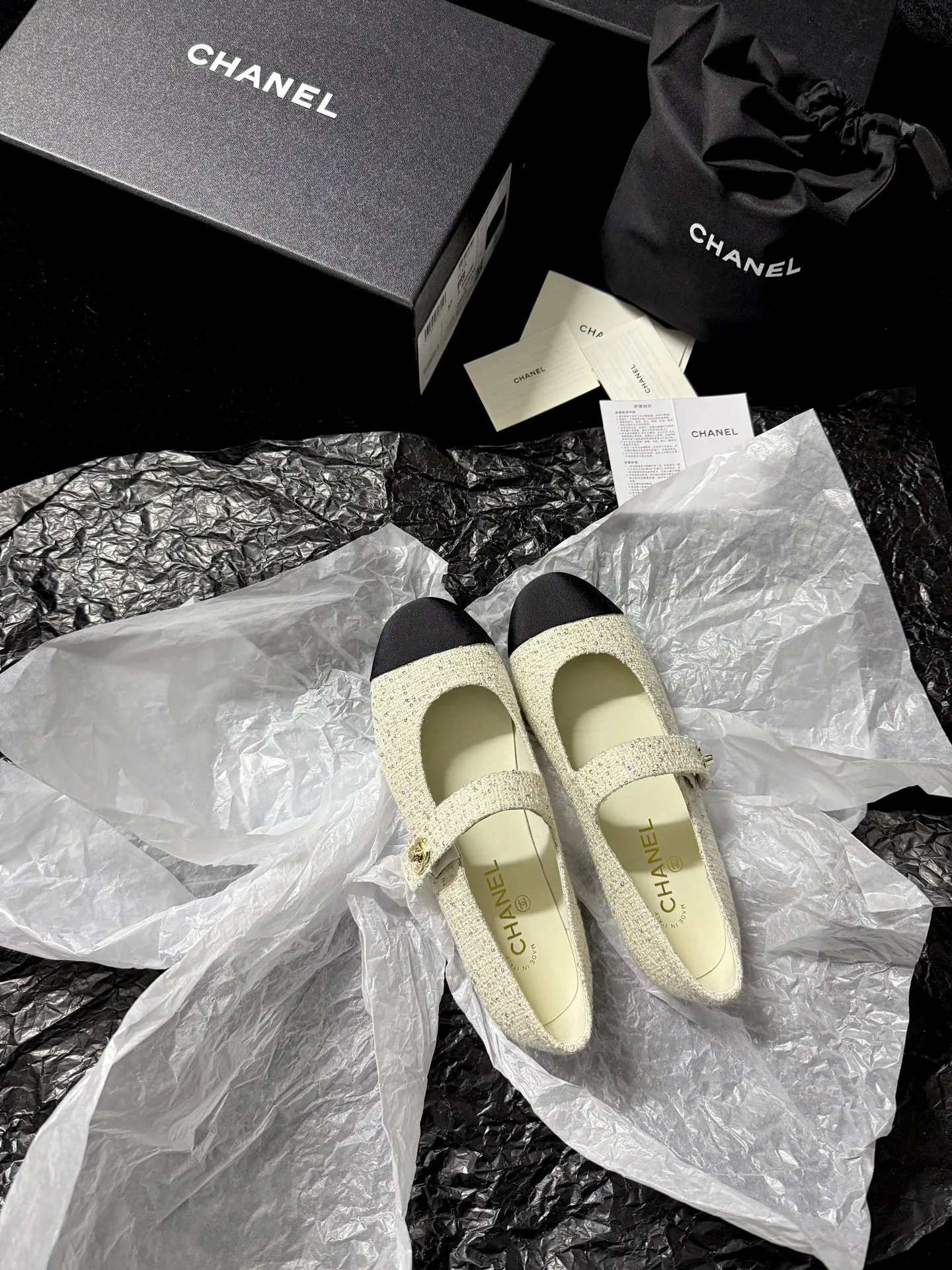 Балетки Женские Chanel 344227