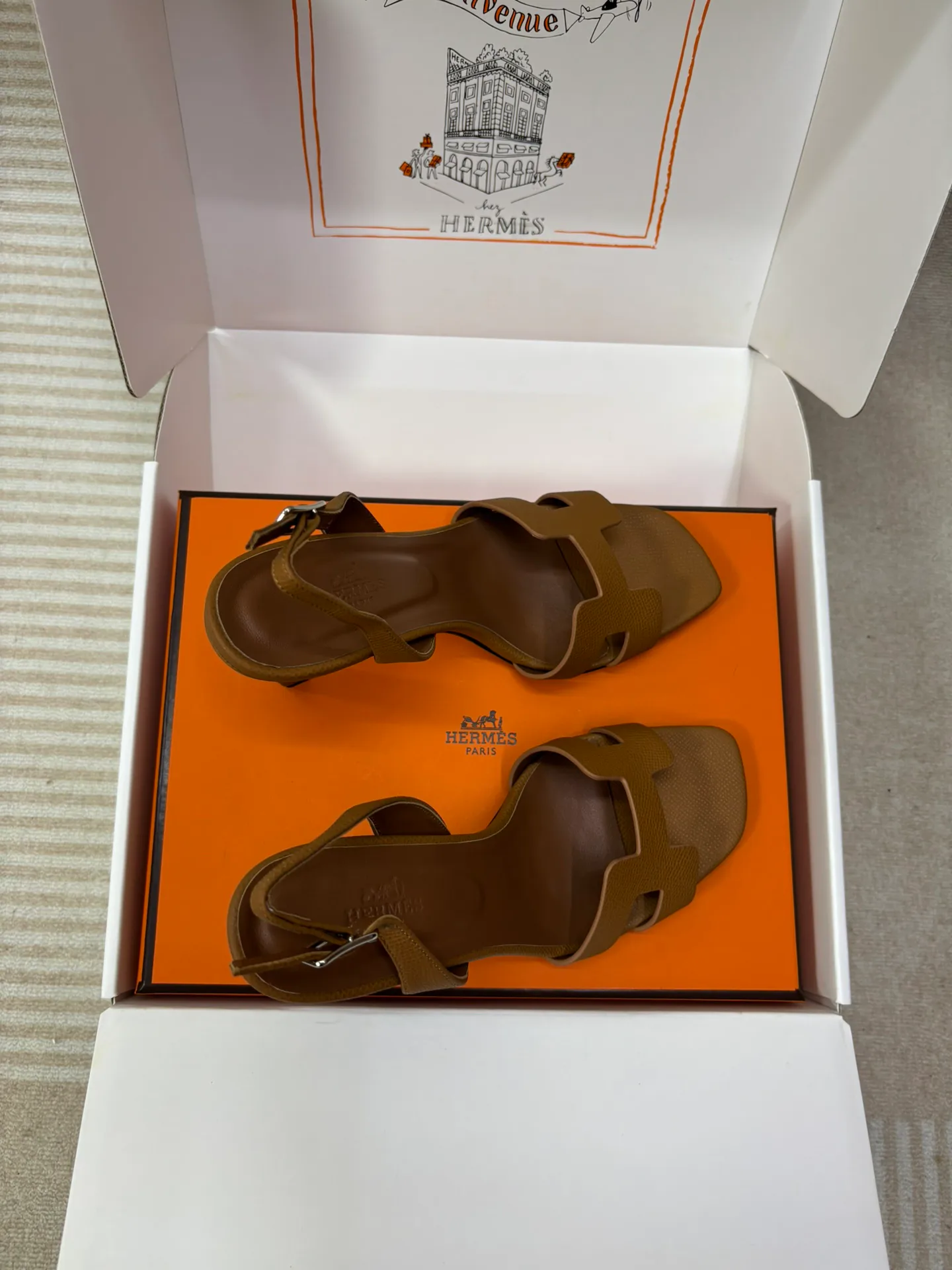 Босоножки Женские Hermes 12597658