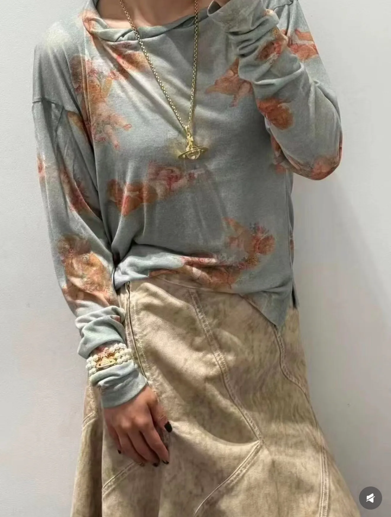 Лонгсливы Женские Vivienne Westwood 16980782