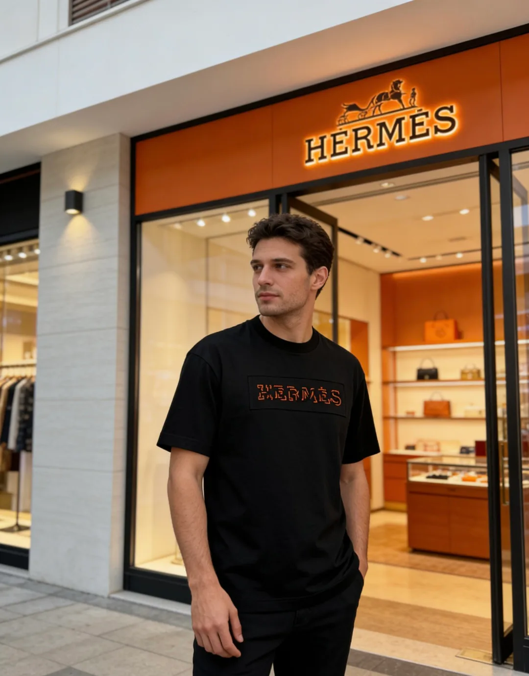 Футболки Мужские Hermes 13442018
