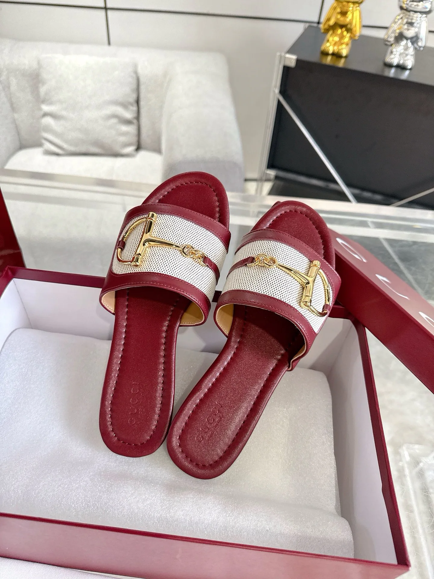 Шлепанцы Женские Gucci 120067